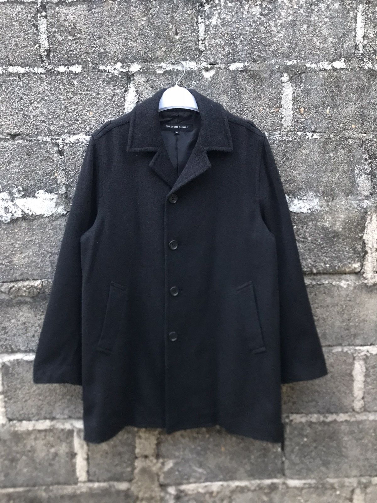 Comme Ca Ism × Japanese Brand × Vintage ⚡️Vintage Comme Ca Wool Button Coat Jacket Size US S / EU 44-46 / 1 - 1 Thumbnail