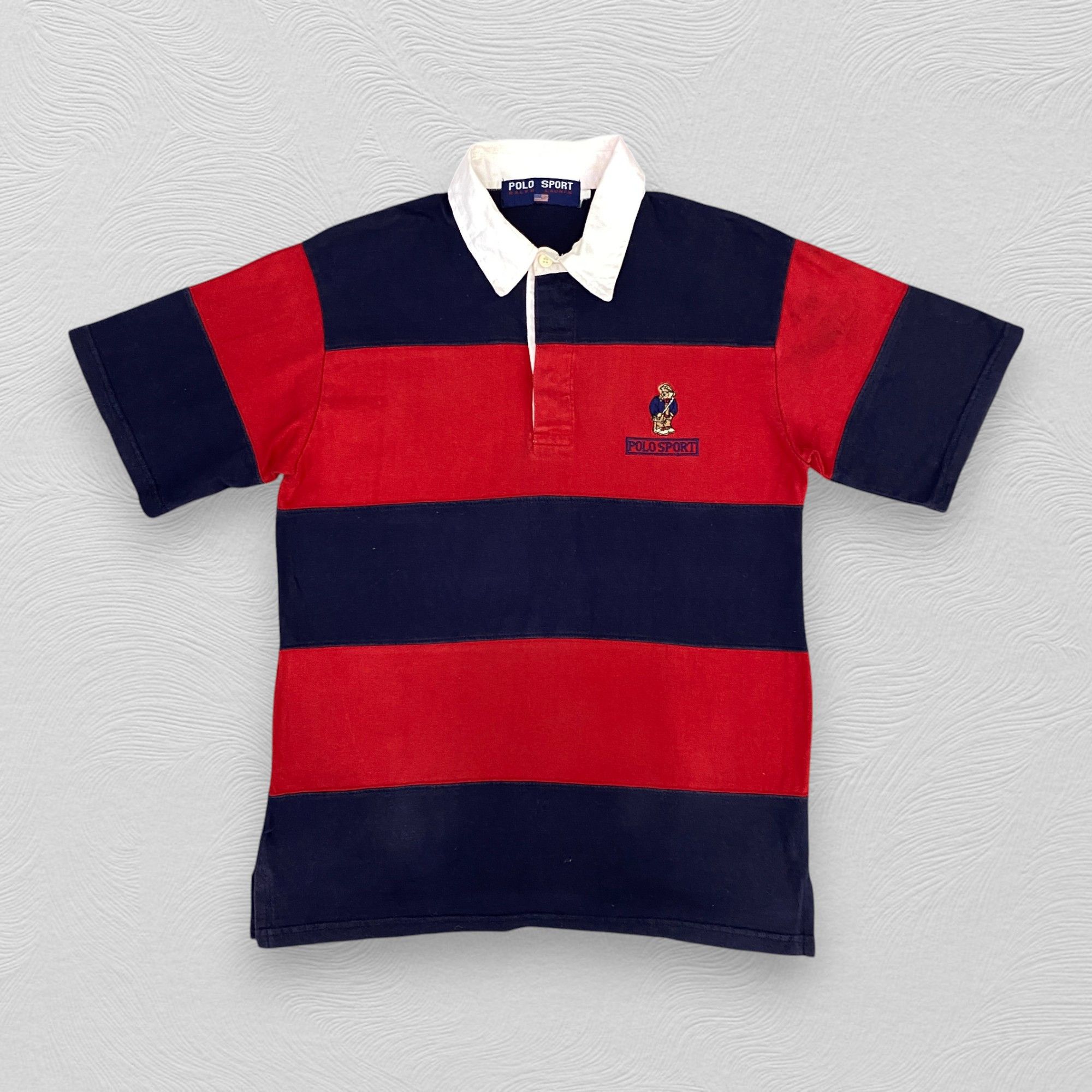 Polo Ralph Lauren Vintage 90s Ralph Lauren Polo Sport Striped - L086 Size US M / EU 48-50 / 2 - 1 Thumbnail