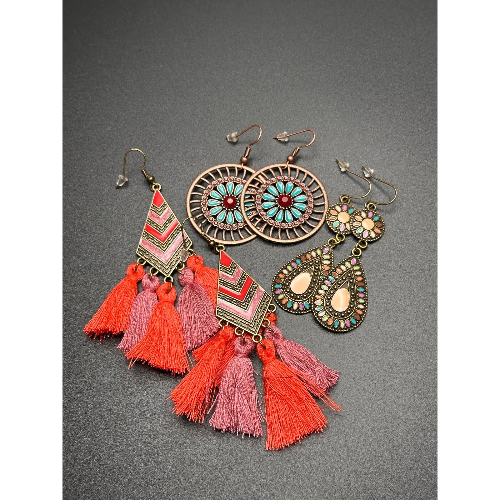 Jewelry Boho Cute Dangle Earrings Size ONE SIZE - 3 Thumbnail