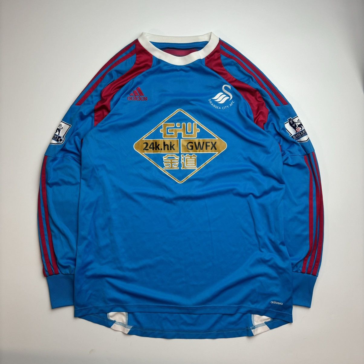 Adidas Football kit Lukasz Fabianski Swansea 2014/15 soccer jersey Size US XL / EU 56 / 4 - 2 Thumbnail