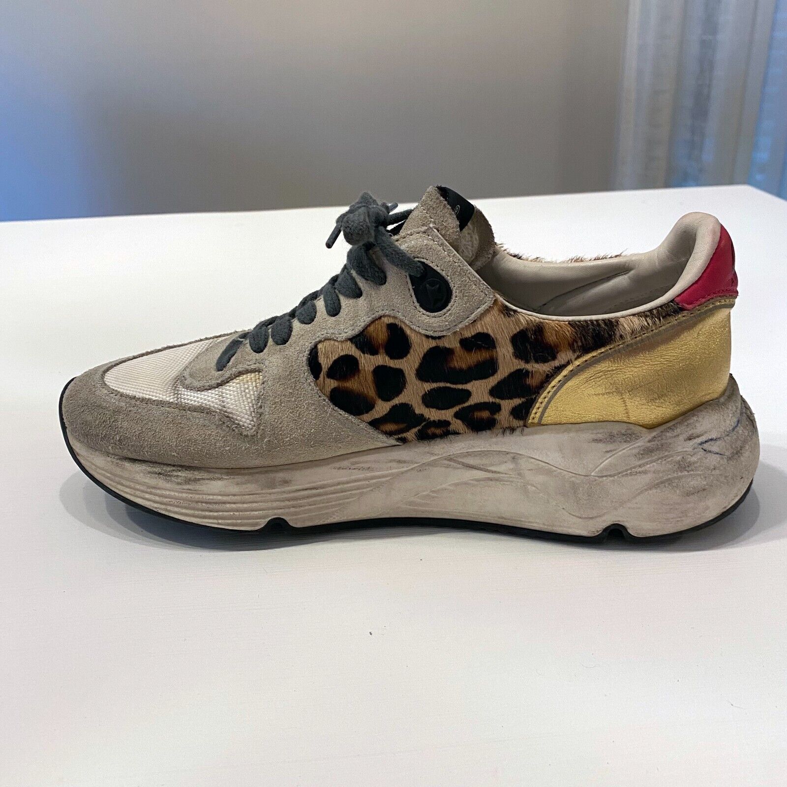 Golden Goose Golden Goose Leopard Calf Sneakers EU Size 38 US Size 7 7.5 Size US 7 / IT 37 - 16 Thumbnail