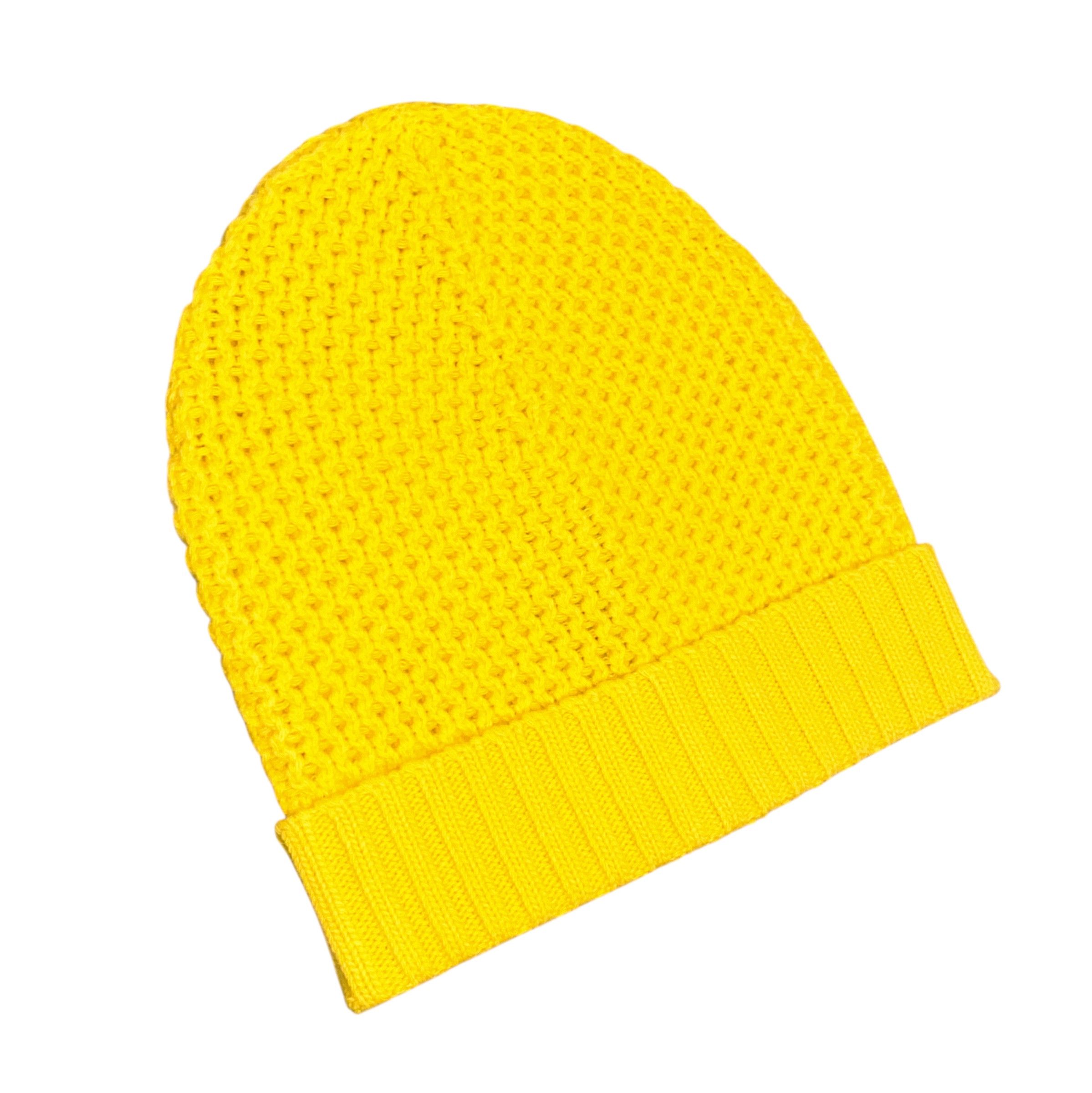 Prada Prada 70% Virgin Wool 30% Cashmere Rib Tall Knit Beanie Hat Size ONE SIZE - 2 Thumbnail