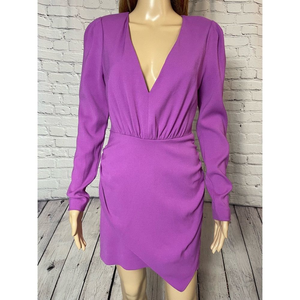 Ramy Brook NWT New $495 Ramy Brook Kiera V-neck Pink Mini Dress Size 4 Size S / US 4 / IT 40 - 3 Thumbnail
