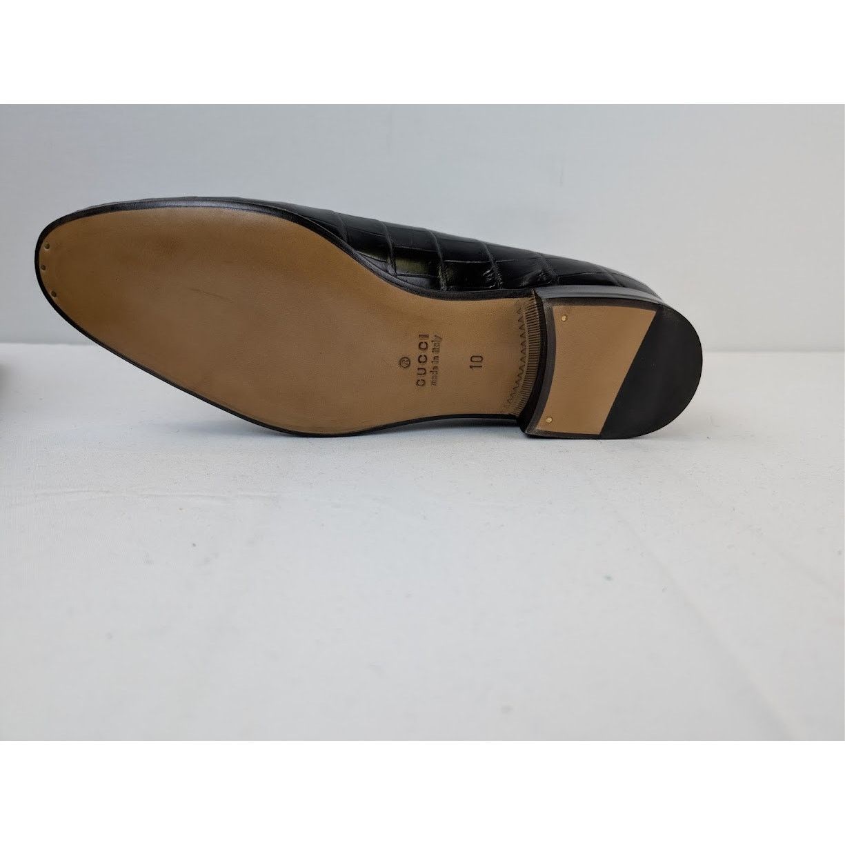 Gucci o1rshd1 Croco Niloticus Shoes in Black Size US 10.5 / EU 43-44 - 13 Thumbnail