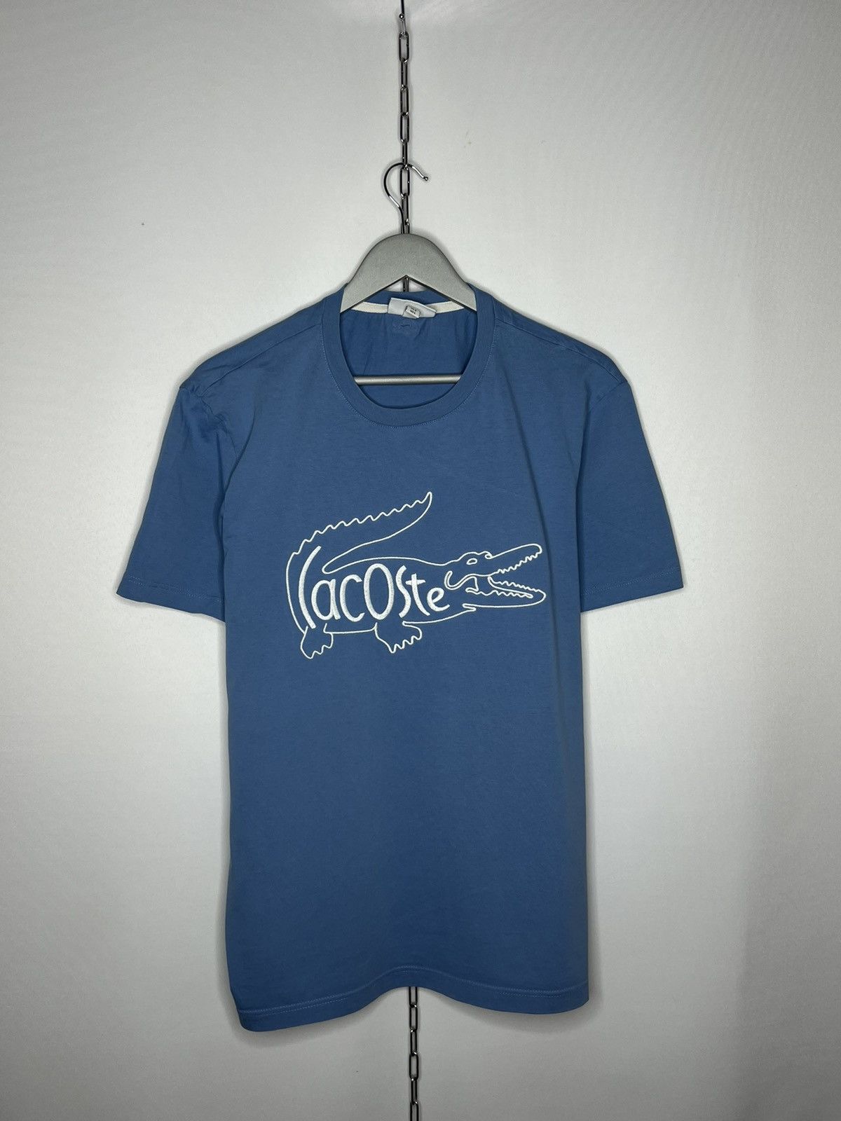 Lacoste 🐊Lacoste Big Logo Luxury T-Shirt Tee Short Sleeve🐊 Size US L / EU 52-54 / 3 - 1 Thumbnail
