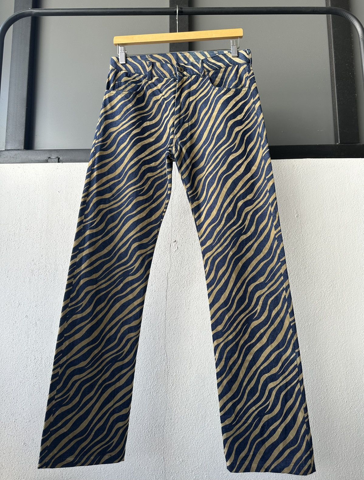 Katharine Hamnett London 90's Katharine Hamnett London zebra striped jeans Size US 30 / EU 46 - 8 Thumbnail