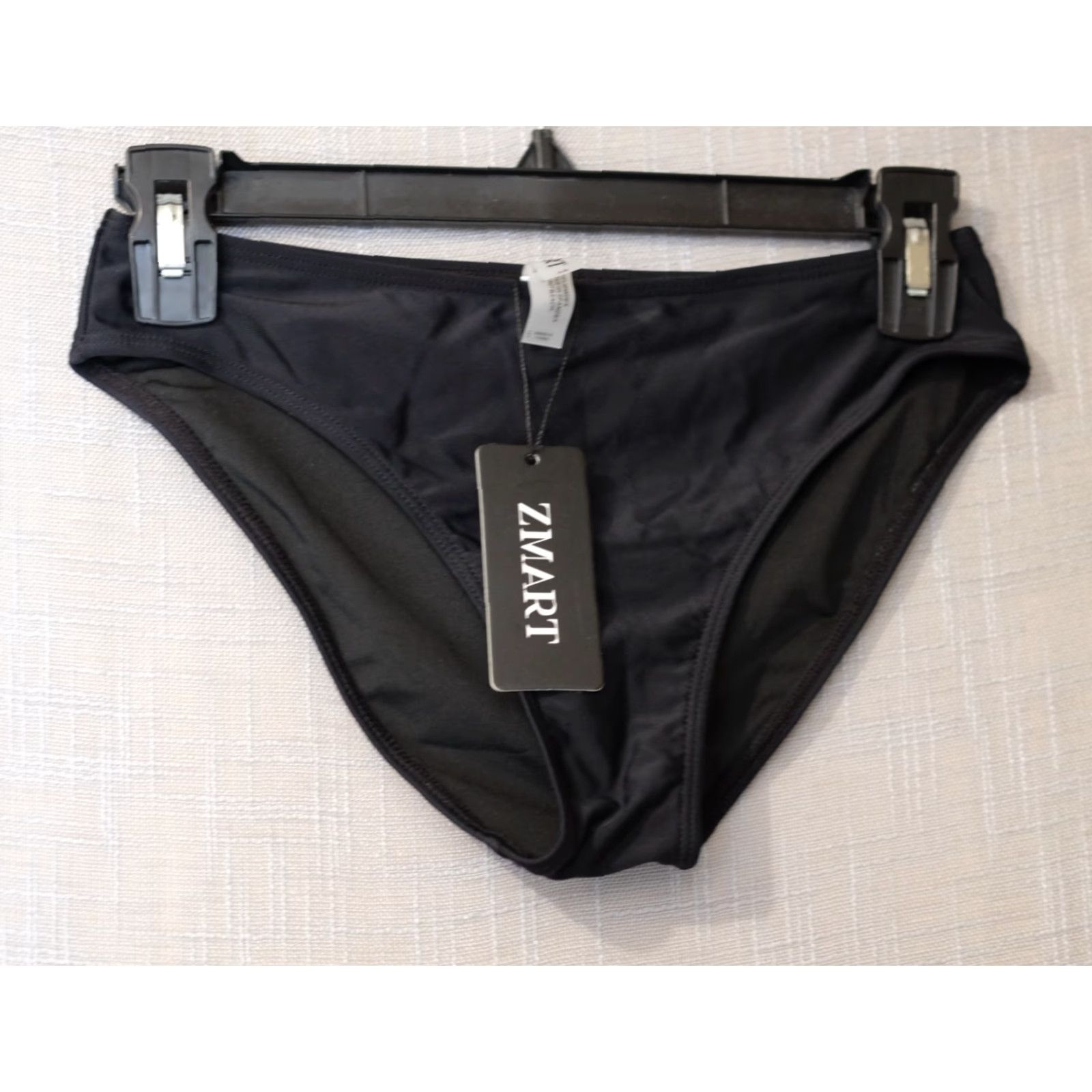 Swims NWT! ZMART Black Bikini Bottoms Swim Womens XS #A1-19 Bikini Bottoms Womens XS Black ZMART Swim Bottoms NWT Size 26" / US 2 / IT 38 - 2 Thumbnail