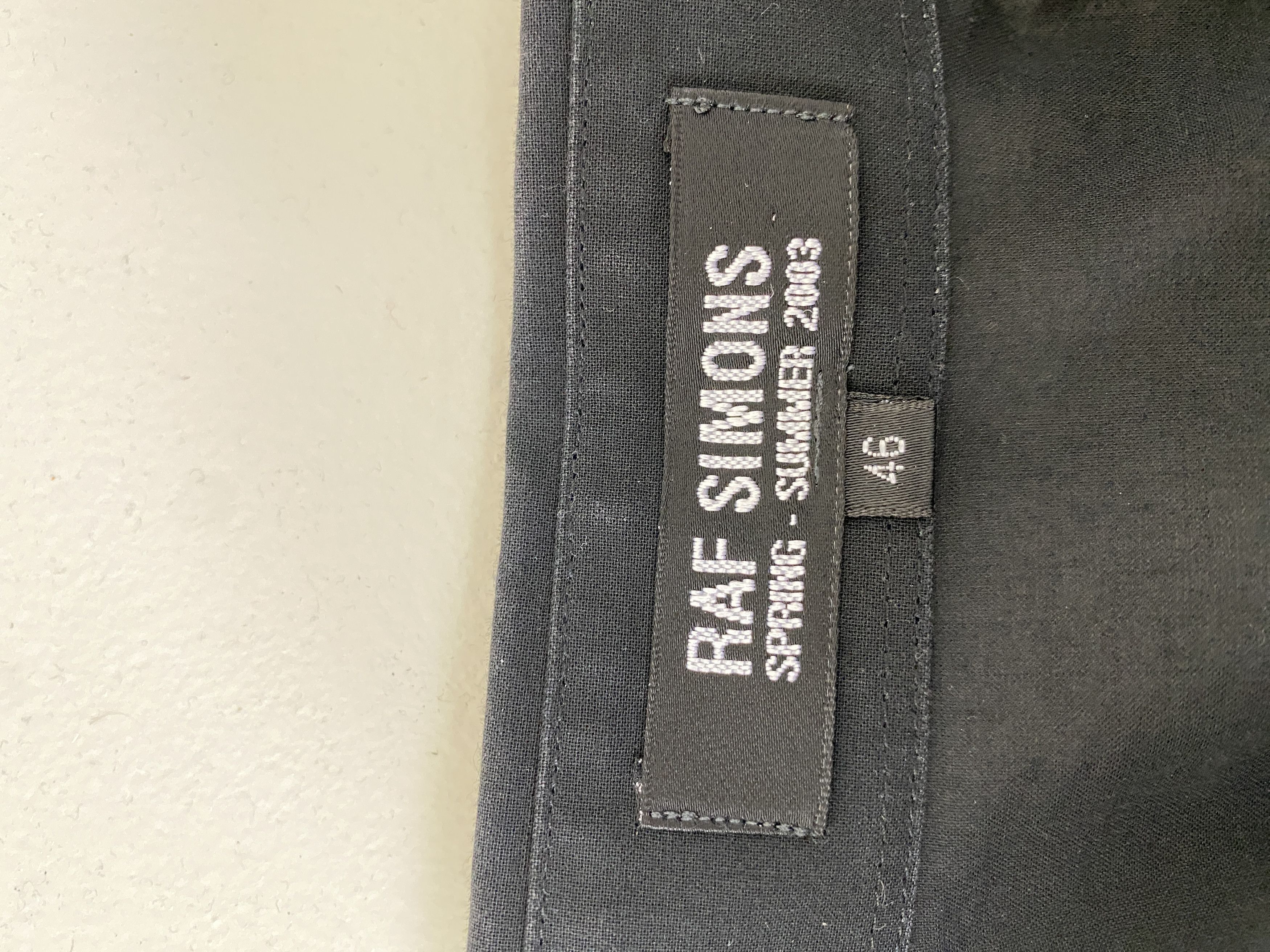 Raf Simons Raf Simons SS03 Consumed Shirt black on black Size US S / EU 44-46 / 1 - 7 Thumbnail