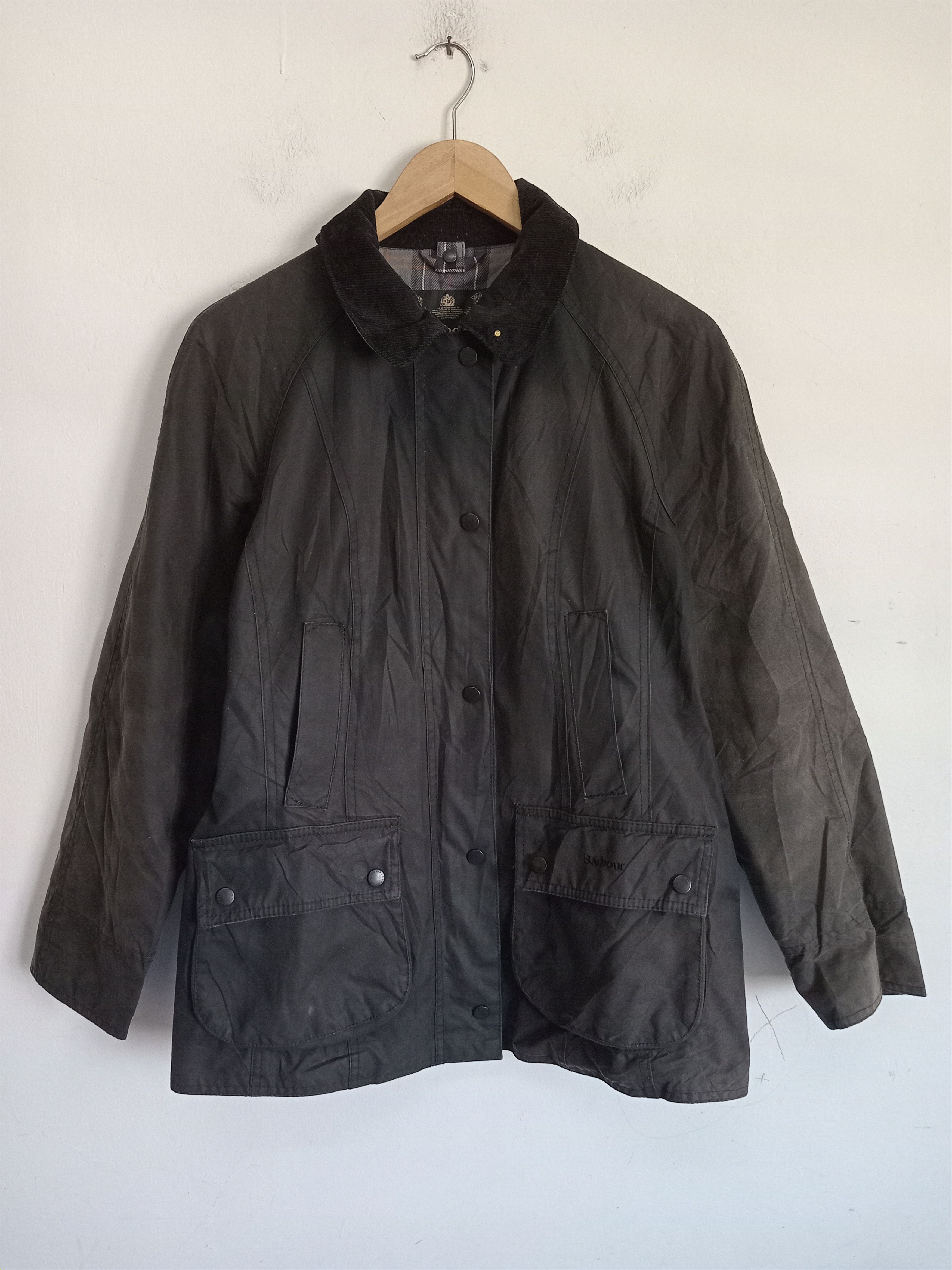 Vintage Sunfaded Barbour Beadnell Wax Hunting Jacket
