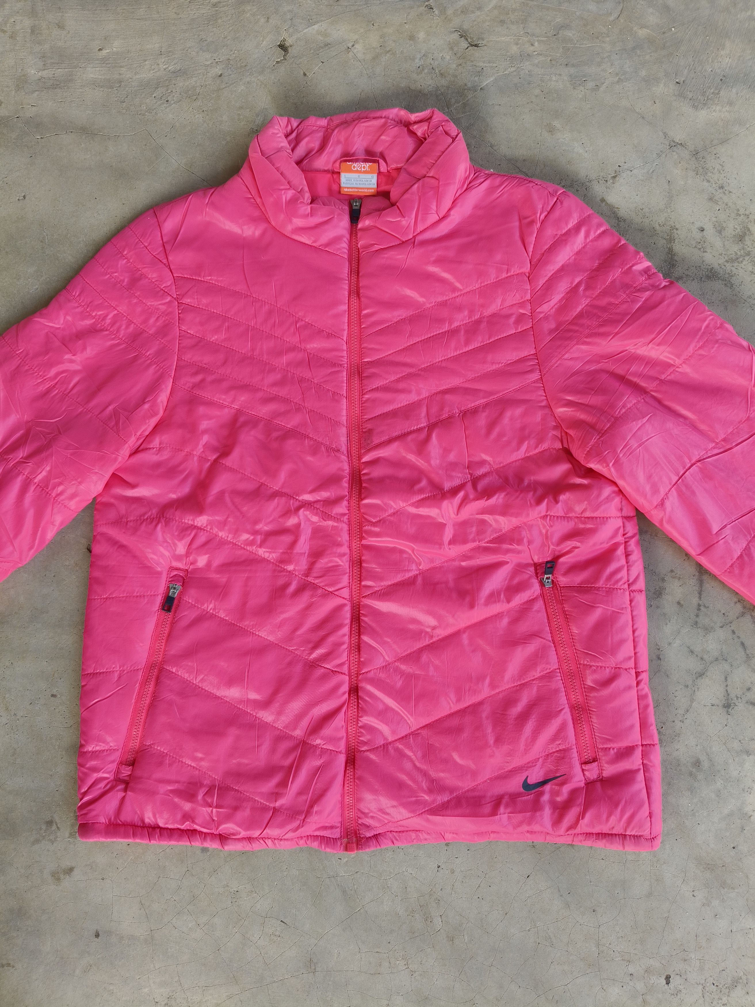 Nike Nike Quilted Zipper Jacket Size L / US 10 / IT 46 - 5 Thumbnail