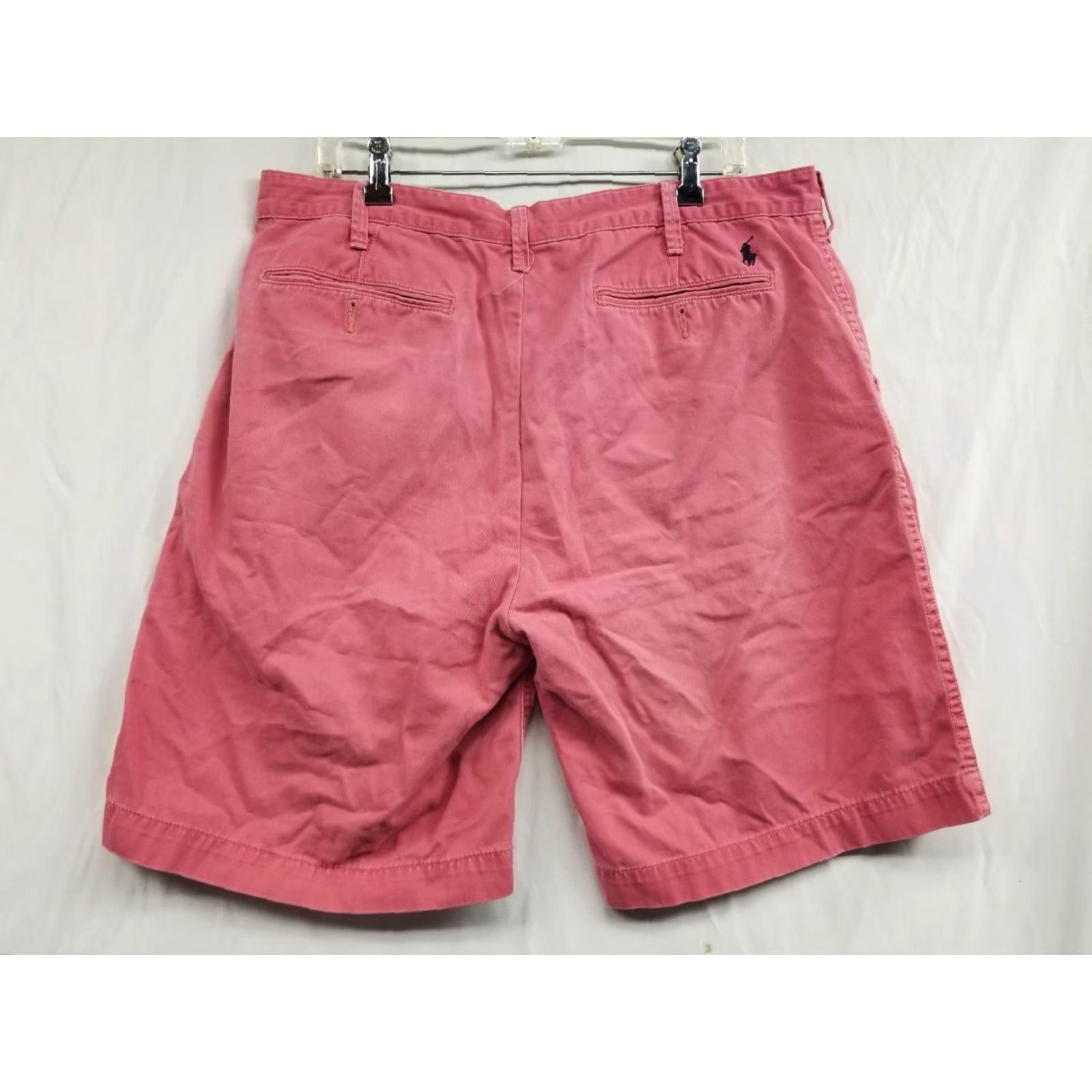Polo Ralph Lauren Polo Ralph Lauren Pink Men's Classic Fit Cotton Flat Front Shorts Size 36 Size US M / EU 48-50 / 2 - 2 Thumbnail