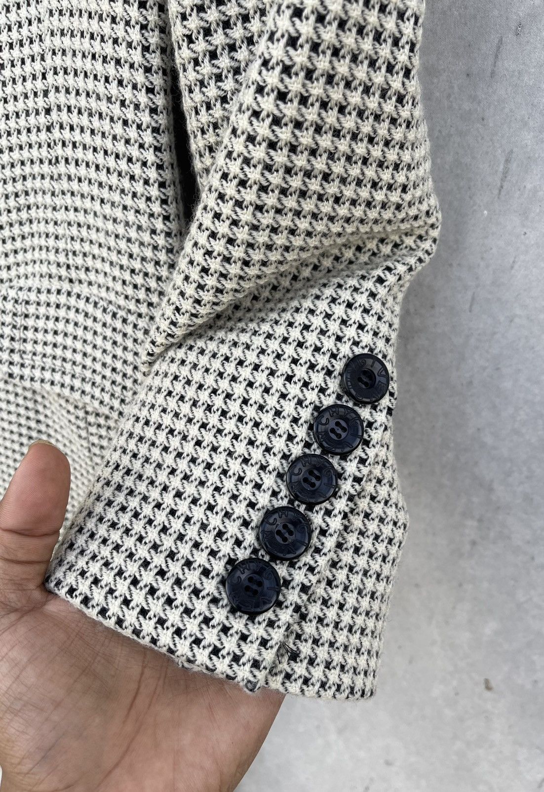 Givenchy Givenchy Women's Houndstooth Pattern Single-breasted Coat Size M / US 6-8 / IT 42-44 - 12 Thumbnail