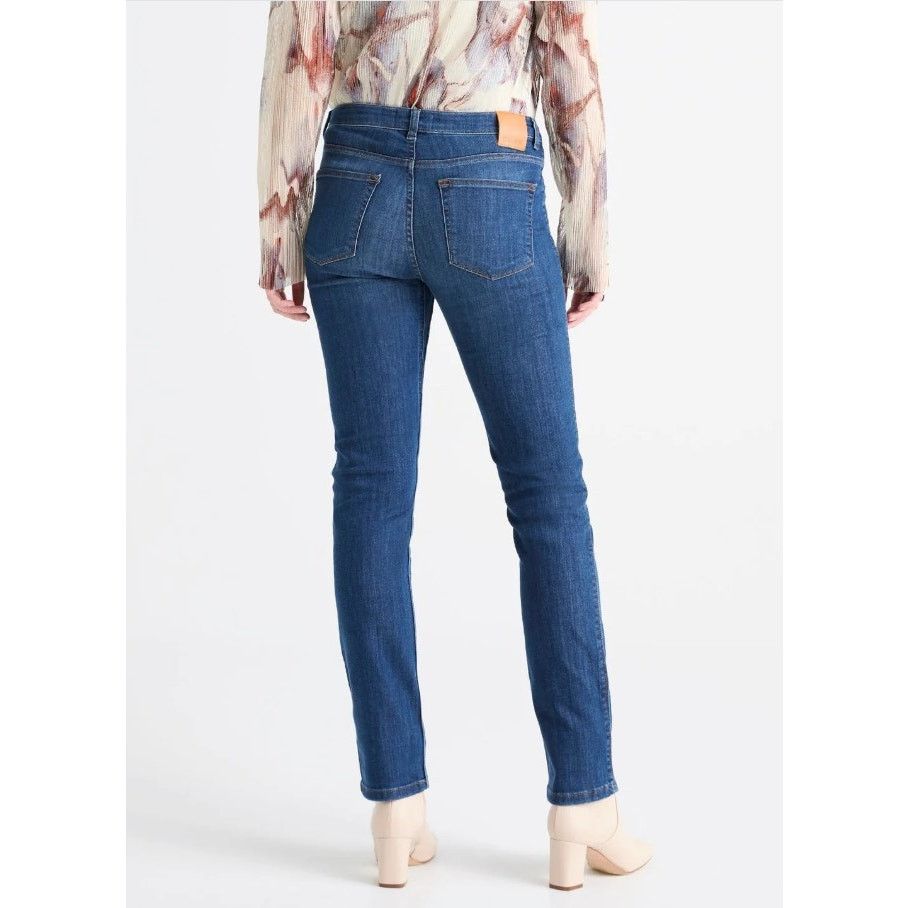 Other DU/ER Performance Denim Mid Rise Slim Straight Jeans Size 30" / US 8 / IT 44 - 2 Thumbnail