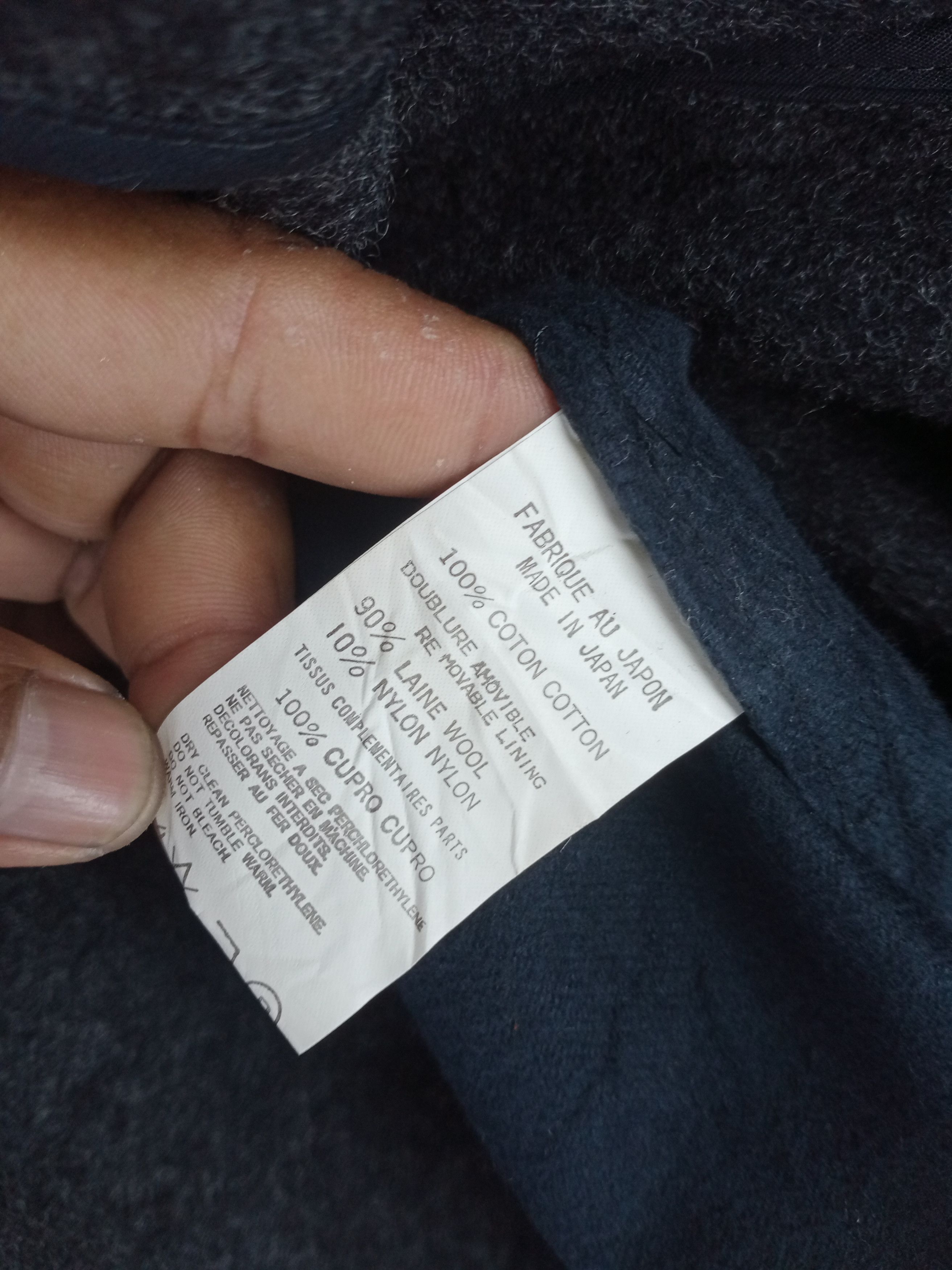 Yohji Yamamoto Yohji Yamamoto Y's For Men Belted Laine Wool Coat Jacket Size US XL / EU 56 / 4 - 12 Thumbnail