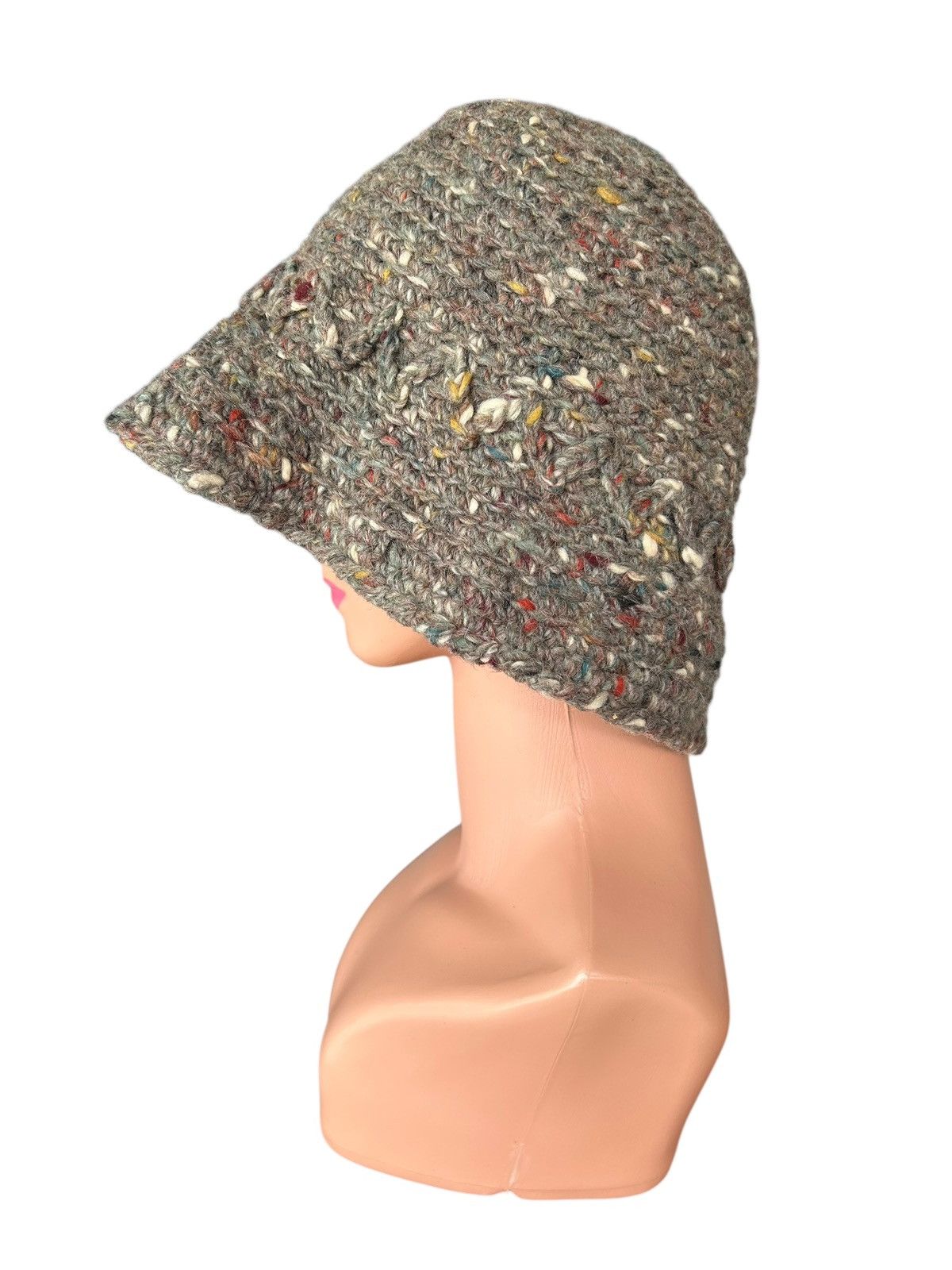 Kapital Crochet Knitted Handmade Bucket Hats wool Size ONE SIZE - 5 Thumbnail