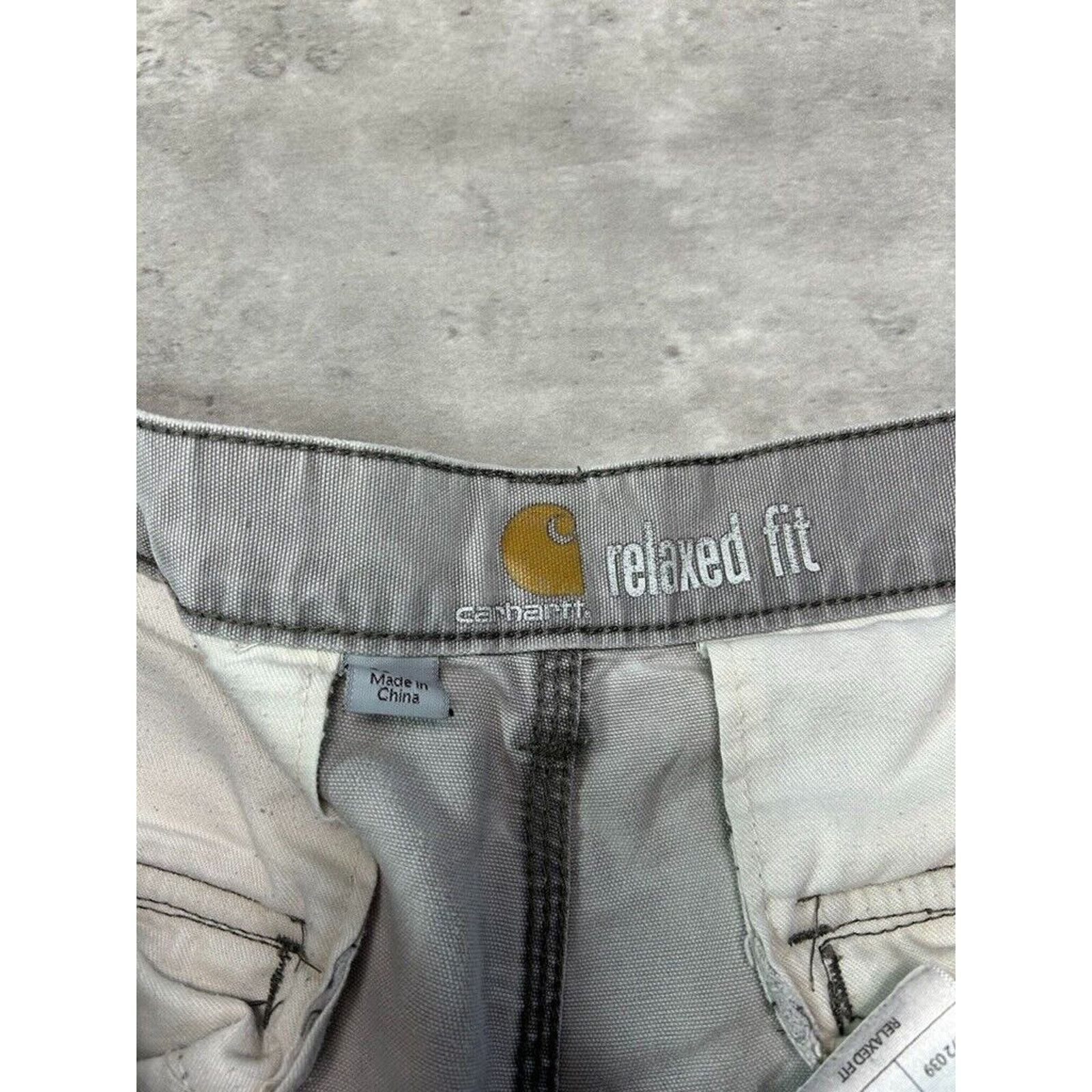 Carhartt Carhartt Relaxed Fit Canvas Workwear Cargo Pants Size 35 Size US 35 - 3 Thumbnail