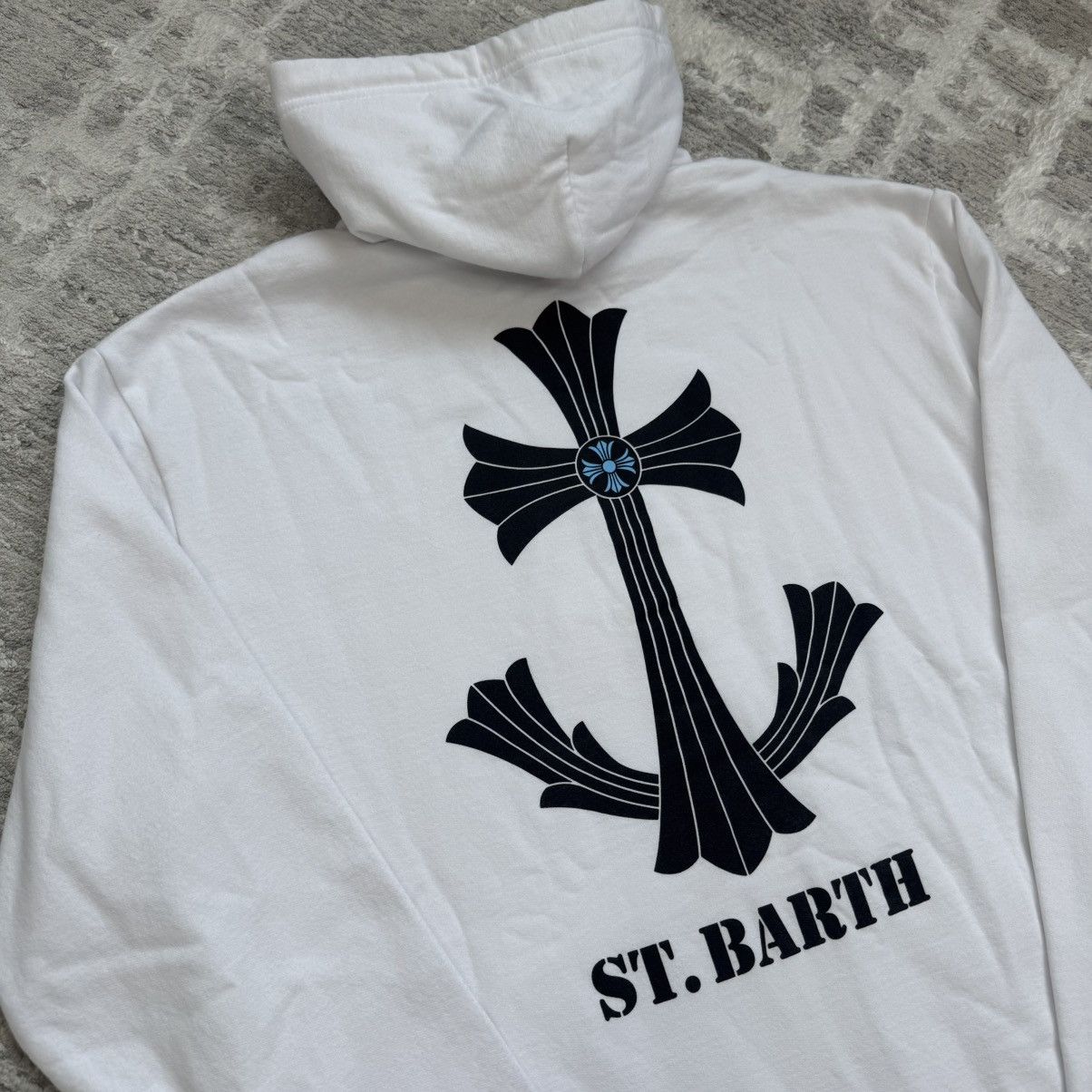 Chrome Hearts St barths cross pullover hoodie Size US M / EU 48-50 / 2 - 4 Thumbnail
