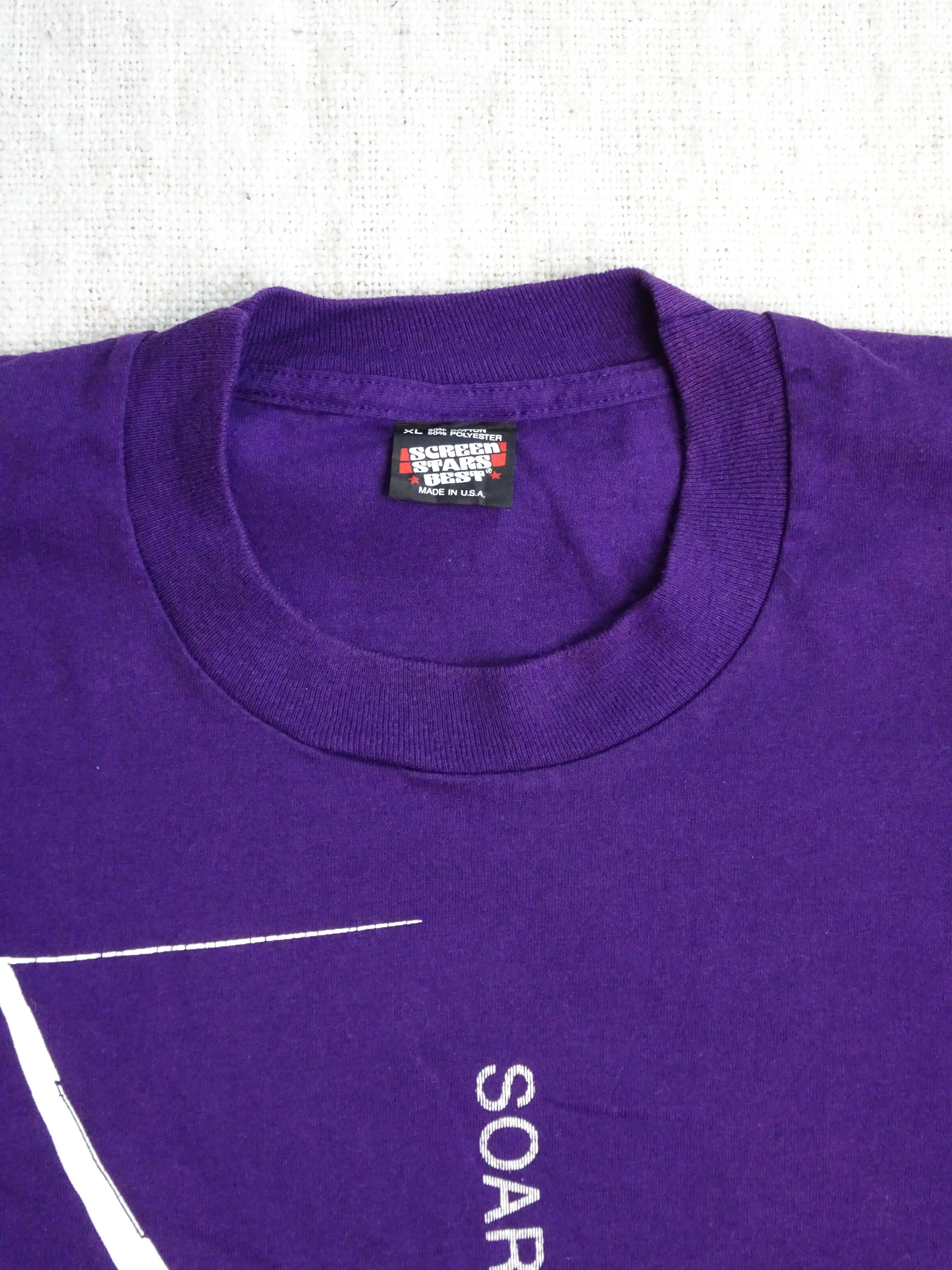 Vintage Vtg 90s Single Stitch 'Soaring Championships' Graphic Tee Size US XL / EU 56 / 4 - 3 Thumbnail