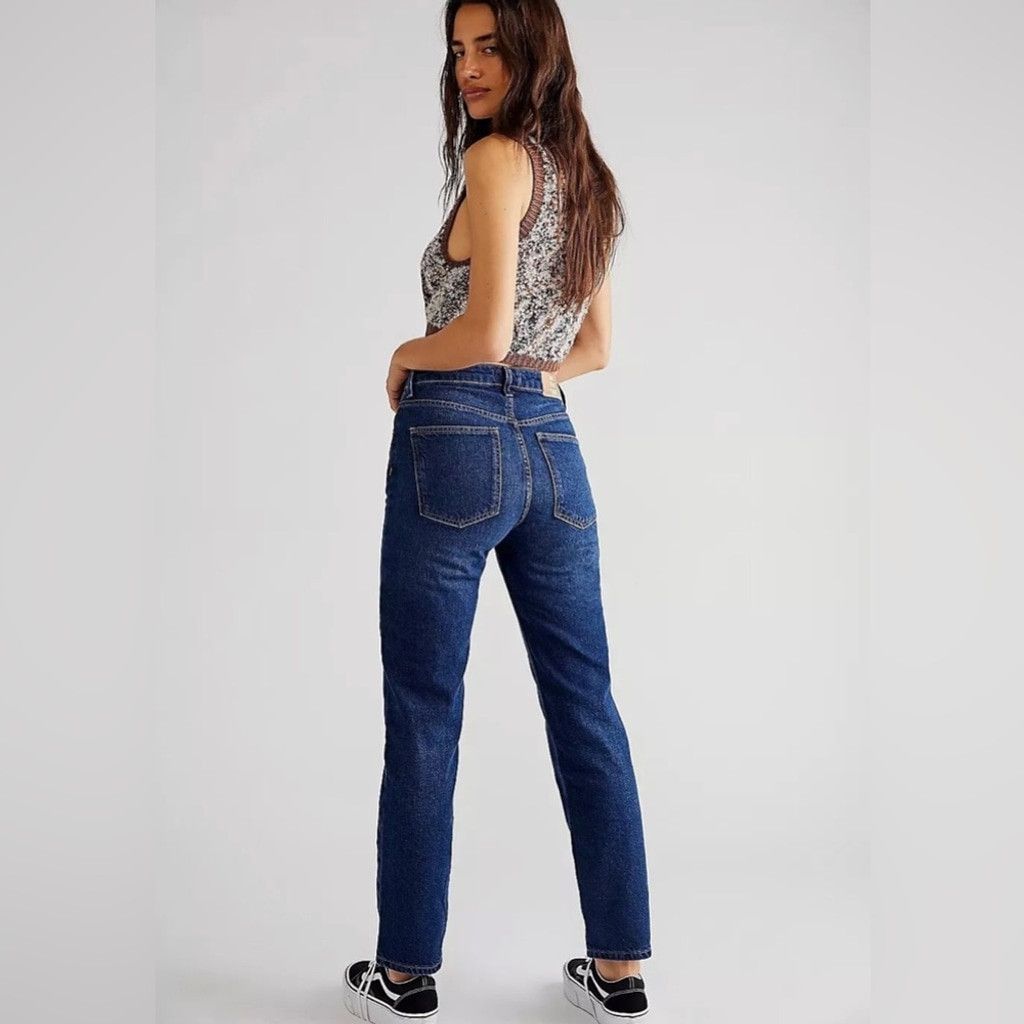 Free People Free People Pacifica Straight-Leg Jeans Size 25. B20 Size 25" / US 0 / IT 36 - 4 Thumbnail