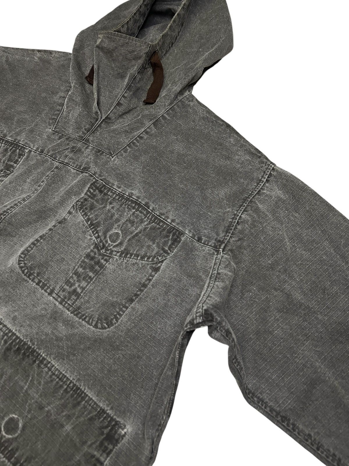 Undercover S/S 99 Relief Trompe Loeil Ripstop Anorak Size US L / EU 52-54 / 3 - 6 Thumbnail
