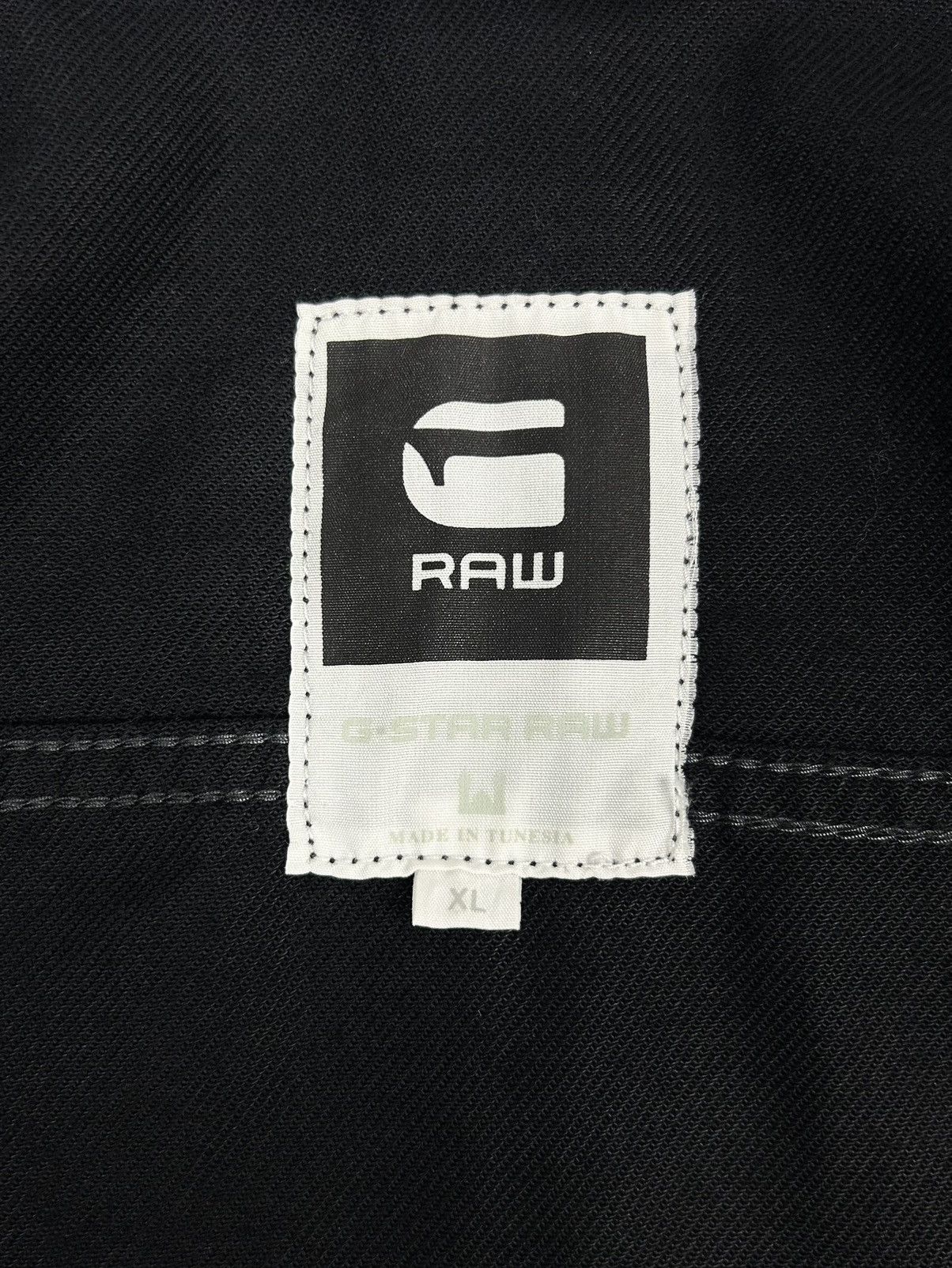 G-Star G-star raw Black Denim Jacket 3301 Slim Tailor Japaneses Y2K Size US XL / EU 56 / 4 - 14 Thumbnail