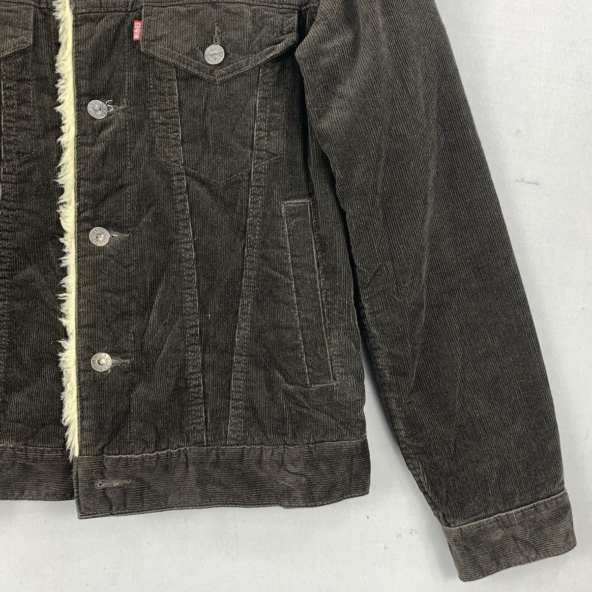 Edwin Vintage Edwin 503 Corduroy Trucker Jacket Size US S / EU 44-46 / 1 - 6 Thumbnail