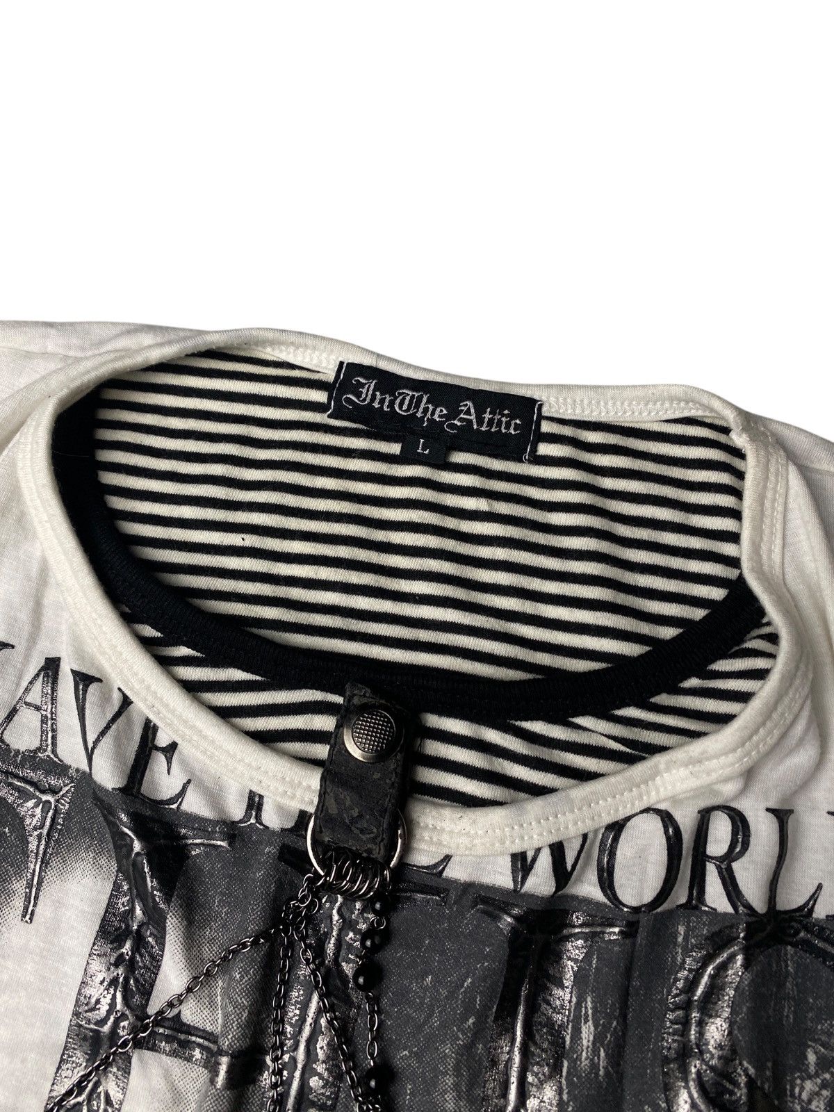 If Six Was Nine 2000's In The Attic DoubleLayer Necklace Vkei Poem LS Size US M / EU 48-50 / 2 - 5 Thumbnail