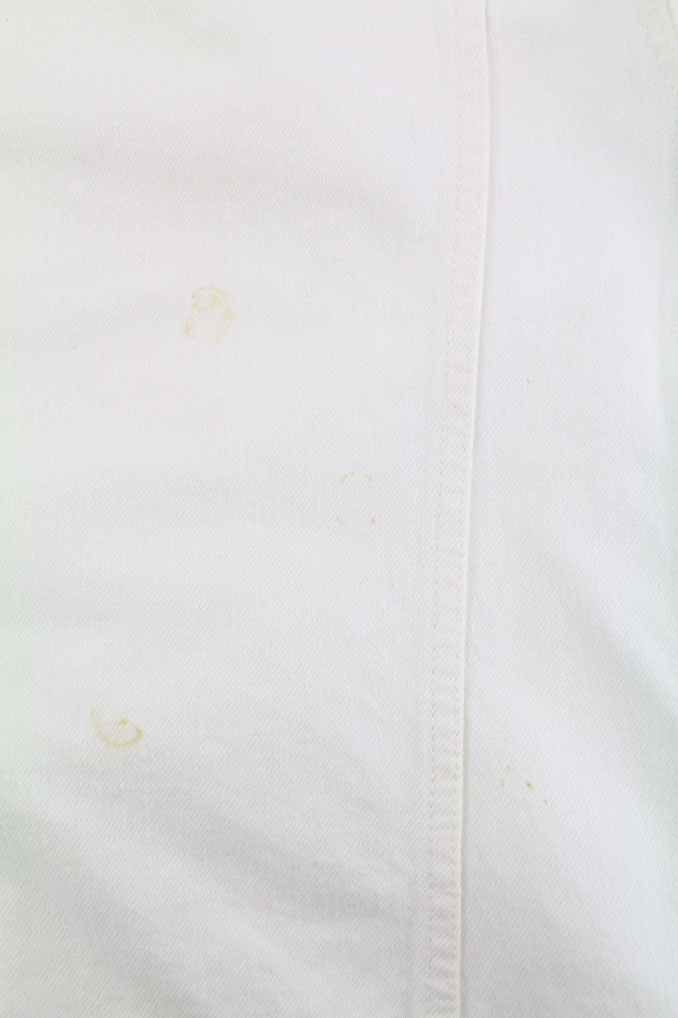 Nudie Jeans BILLY XS Pitch White Worn Polo Unlined Light Jacket 82426 Size US XS / EU 42 / 0 - 9 Thumbnail