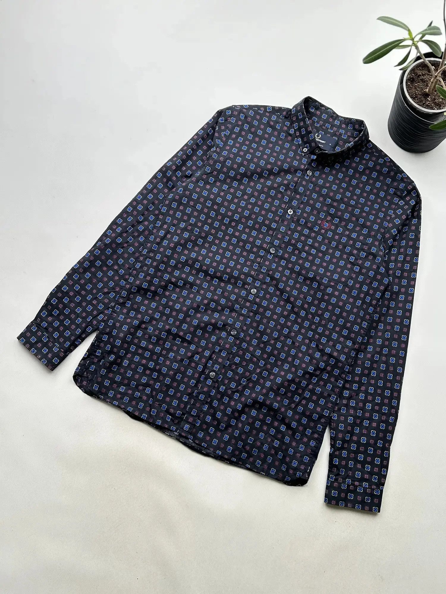 Fred Perry Fred Perry Printed Shirt Long Sleeve (7) Size US M / EU 48-50 / 2 - 1 Thumbnail