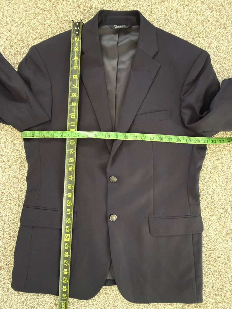 Jos. A. Bank Jos. A. Bank Traveler Utility Blazer Navy 100% Wool 40R Size 40R - 6 Thumbnail