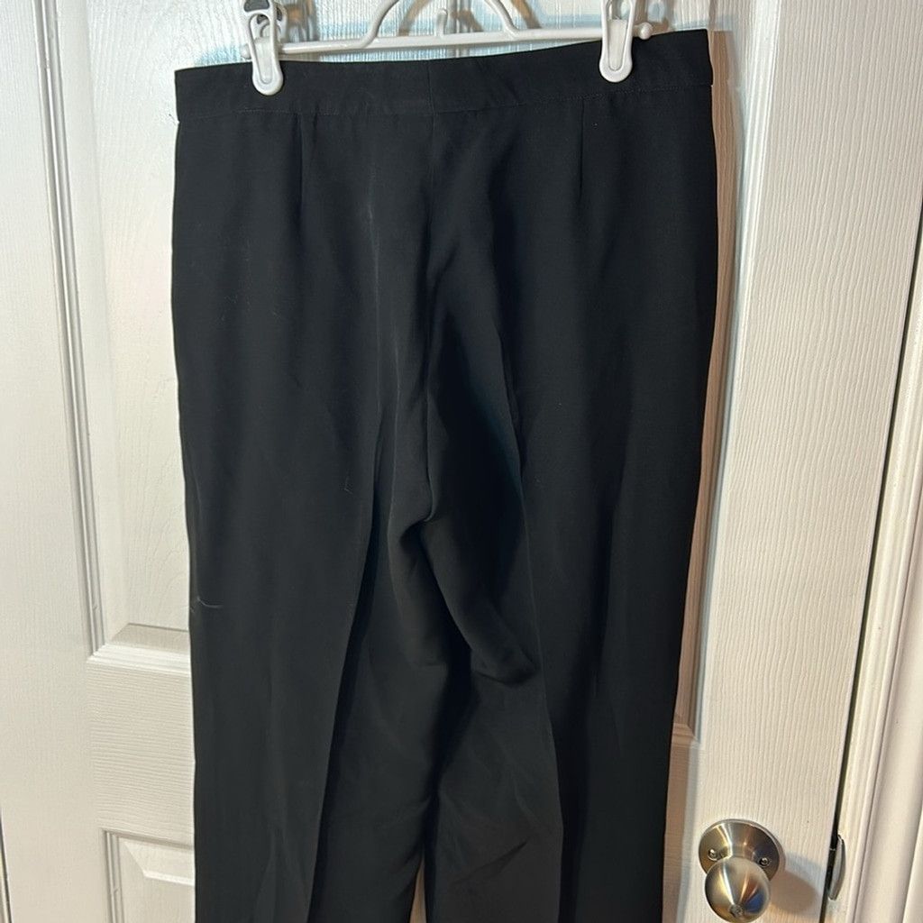 Michael Kors Vintage Michael Kors Black Dress Pants rayon acetate size 10 Size 32" / US 10 / IT 46 - 5 Thumbnail
