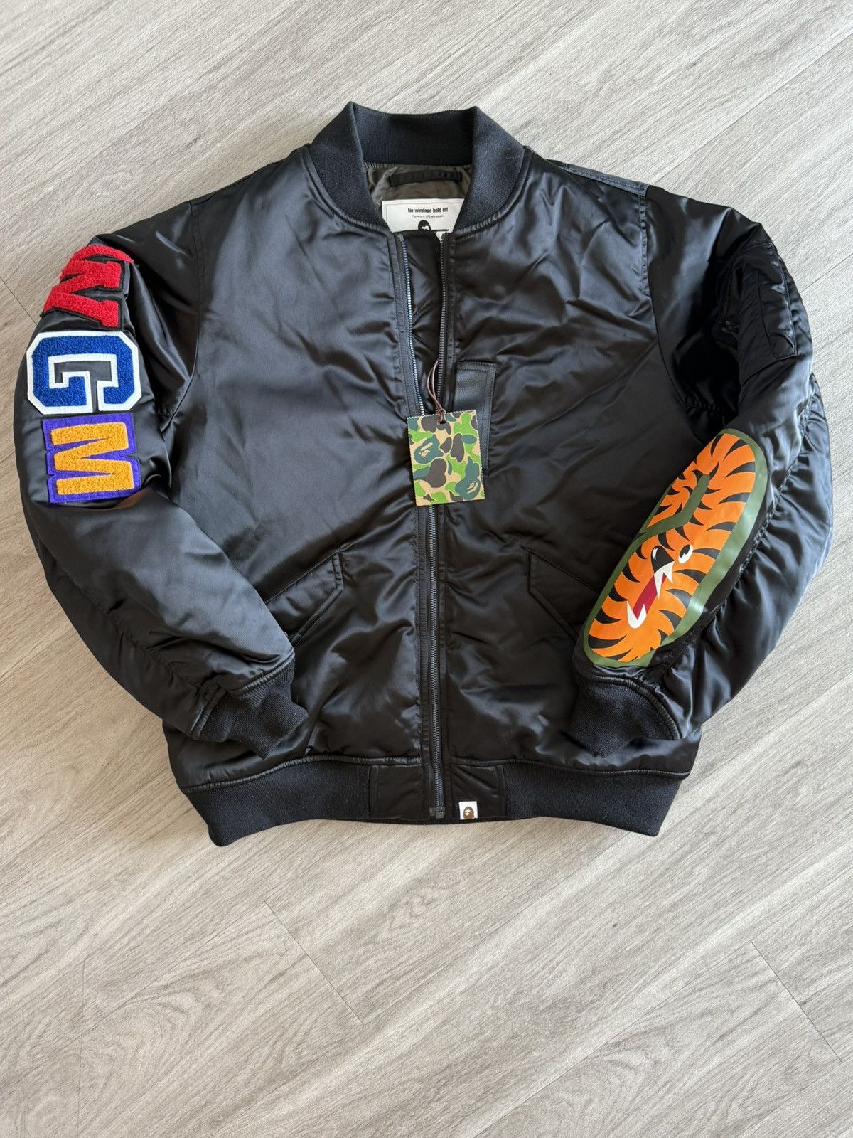 Bape Bape Shark Bomber Jacket Size US M / EU 48-50 / 2 - 2 Thumbnail