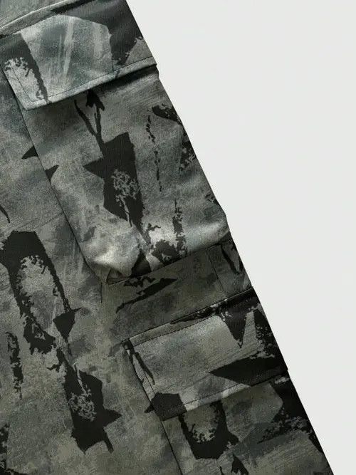 Japanese Brand Parachute Cargo multi-pocket pants gorpcore Wide leg Y2k Size US 34 / EU 50 - 1 Thumbnail