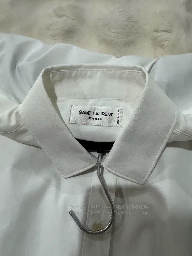 Saint Laurent Paris Saint Laurent Paris Pure White Shirt Size XS / US 0-2 / IT 36-38 - 2 Thumbnail