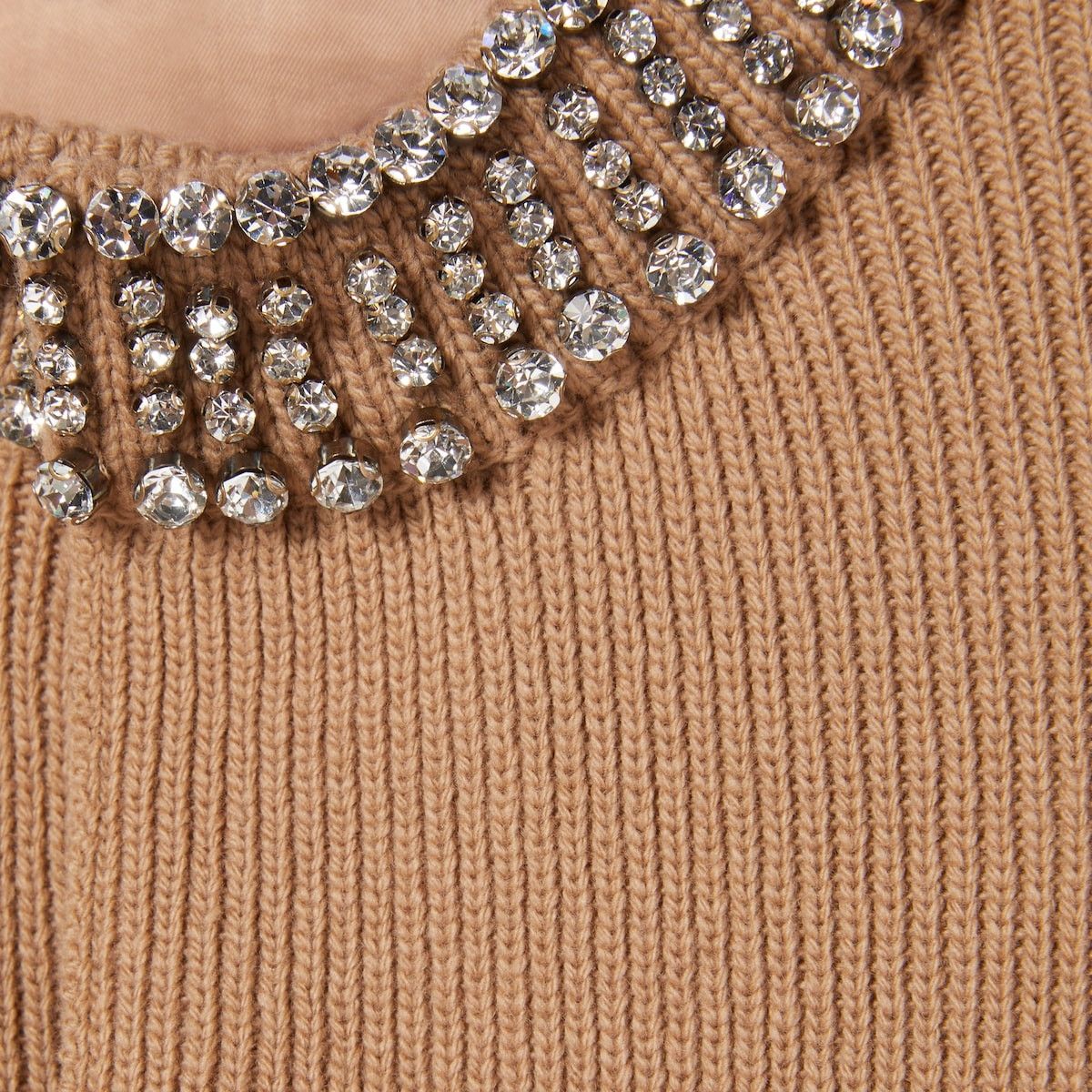 Gucci o1s1wg110925 Rib Stitch Cardigan With Embroidery in Camel Size US M / EU 48-50 / 2 - 7 Thumbnail