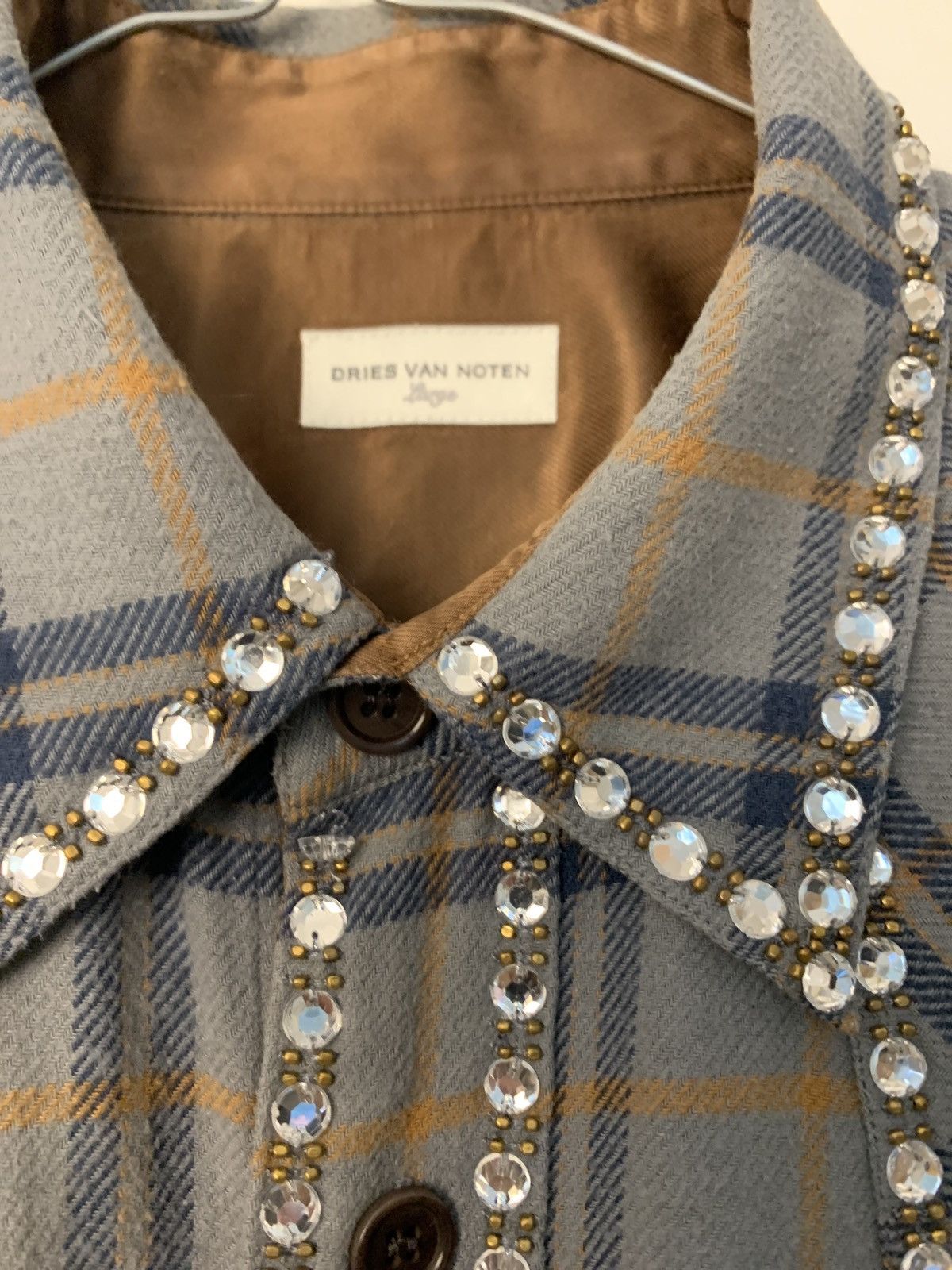 Dries Van Noten Country shirt with cristals Size US L / EU 52-54 / 3 - 3 Thumbnail