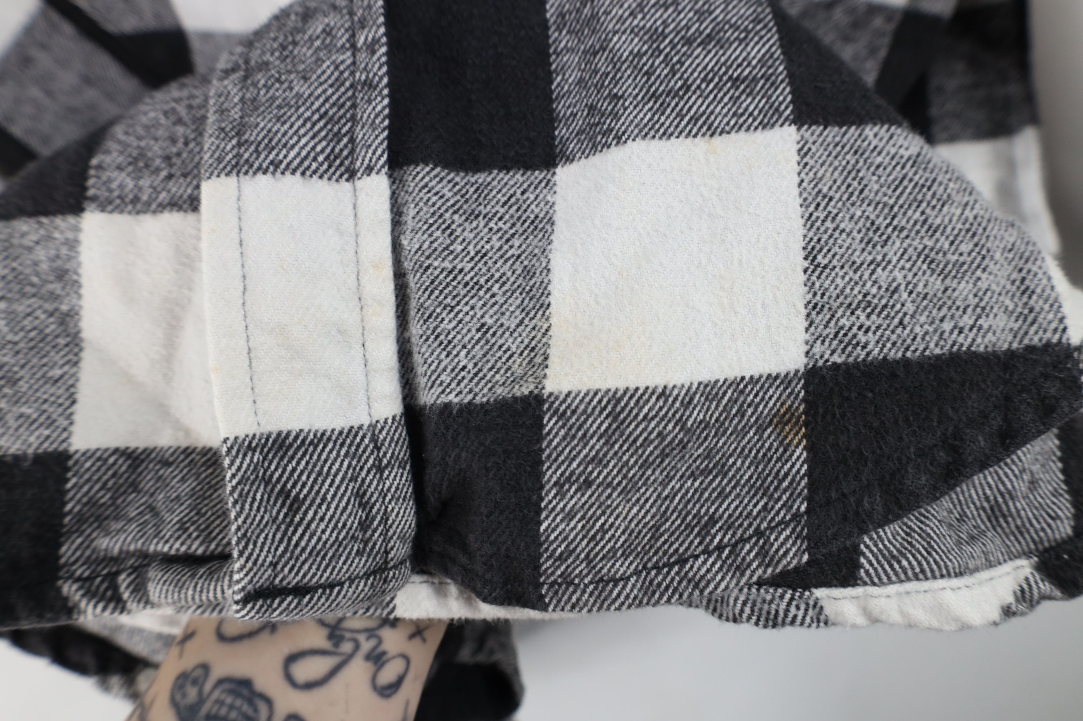 Dickies Vintage 90s Dickies Heavyweight Flannel Button Shirt Plaid Size US L / EU 52-54 / 3 - 9 Thumbnail