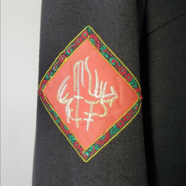Other Qunyi Size XL Coat Jacket Asian Oriental Chinese Black Red Size XL / US 12-14 / IT 48-50 - 6 Thumbnail
