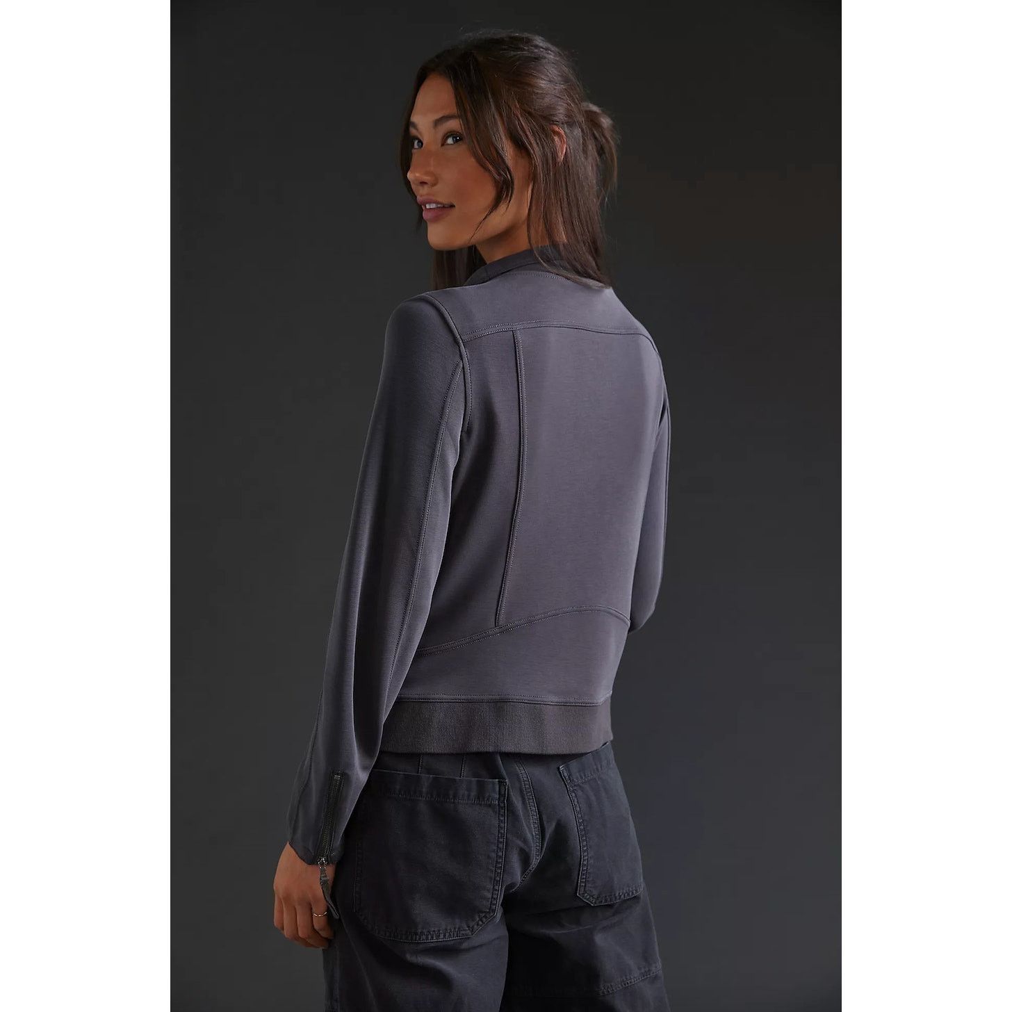 Other Marrakech Utility Moto Jacket Gunmetal Gray Stretch Zip XS Size XS / US 0-2 / IT 36-38 - 11 Thumbnail