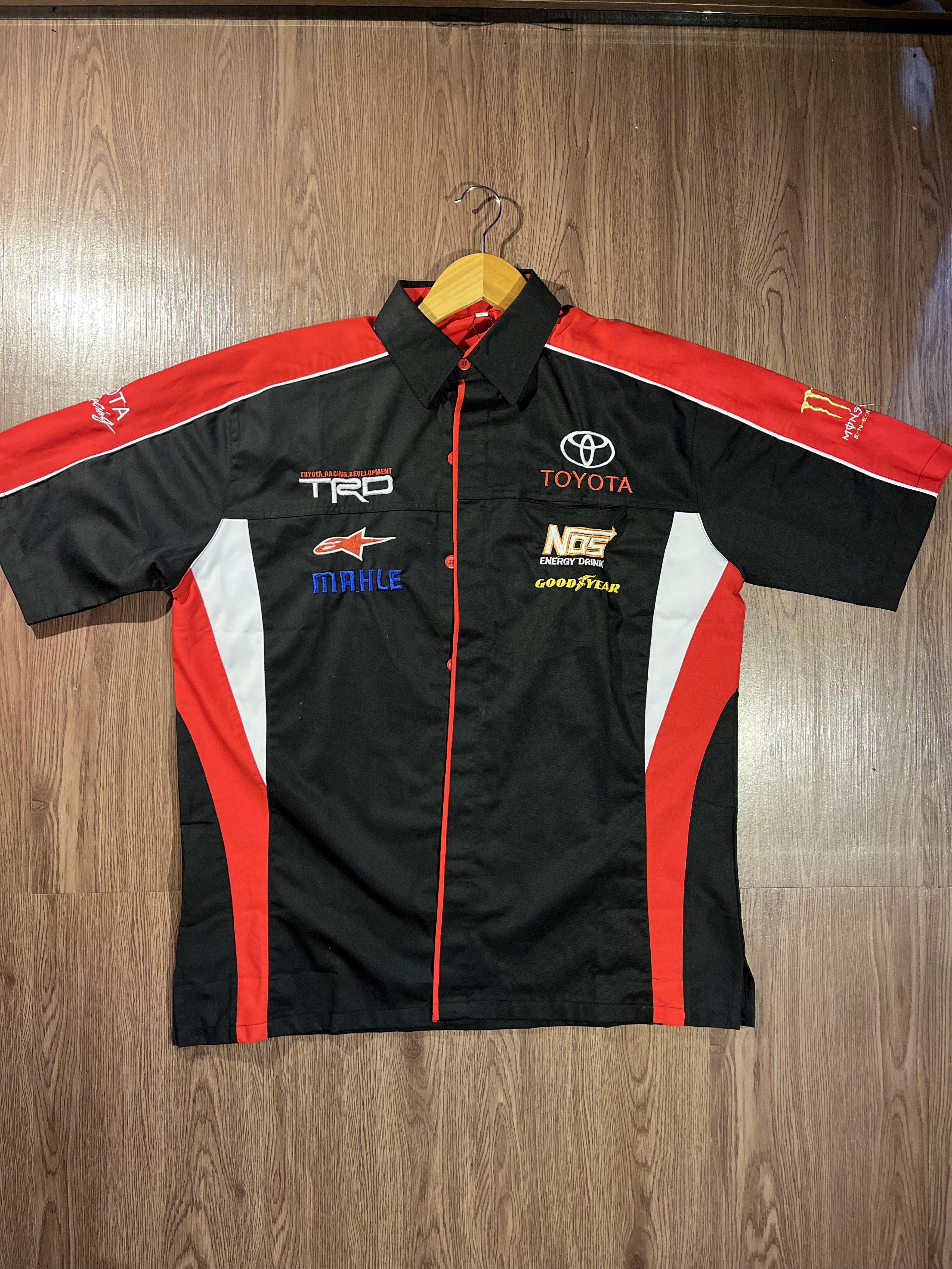Vintage Toyota Racing Team Logo Workshirt Size US L / EU 52-54 / 3 - 5 Thumbnail