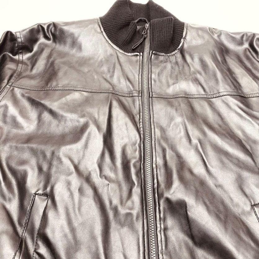 Vintage VINTAGE NWT Canyon River Blues Bomber Jacket Mens XL Black PVC Quilted Pockets Size US XL / EU 56 / 4 - 5 Thumbnail
