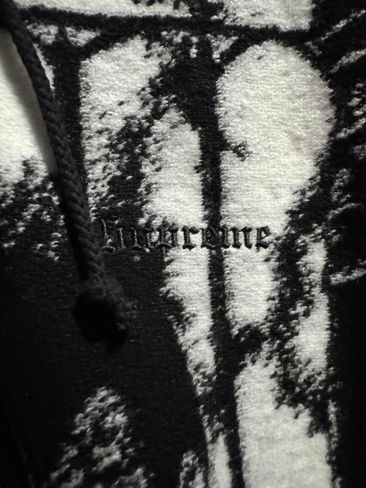 Misfits × Supreme SUPREME MISFITS BLACK/WHITE HOODIE Size US XL / EU 56 / 4 - 4 Thumbnail