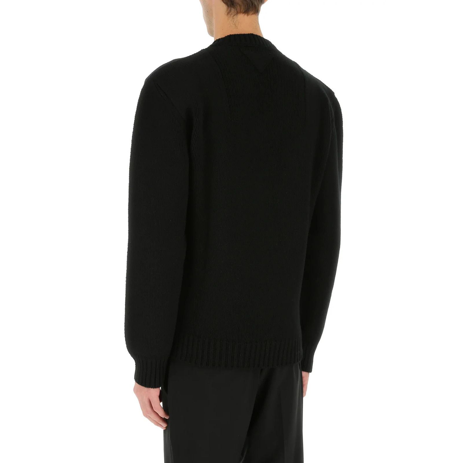 Prada PRADA Black Wool Sweater New & Authentic (Men's size:48;) Size US M / EU 48-50 / 2 - 4 Thumbnail