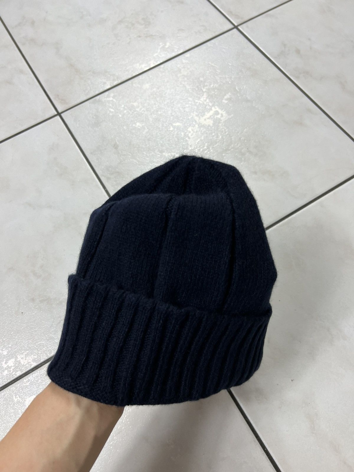 A.P.C. A.P.C. Rue Madame Paris wool cashmere ribbed knit beanie hat Size ONE SIZE - 9 Thumbnail