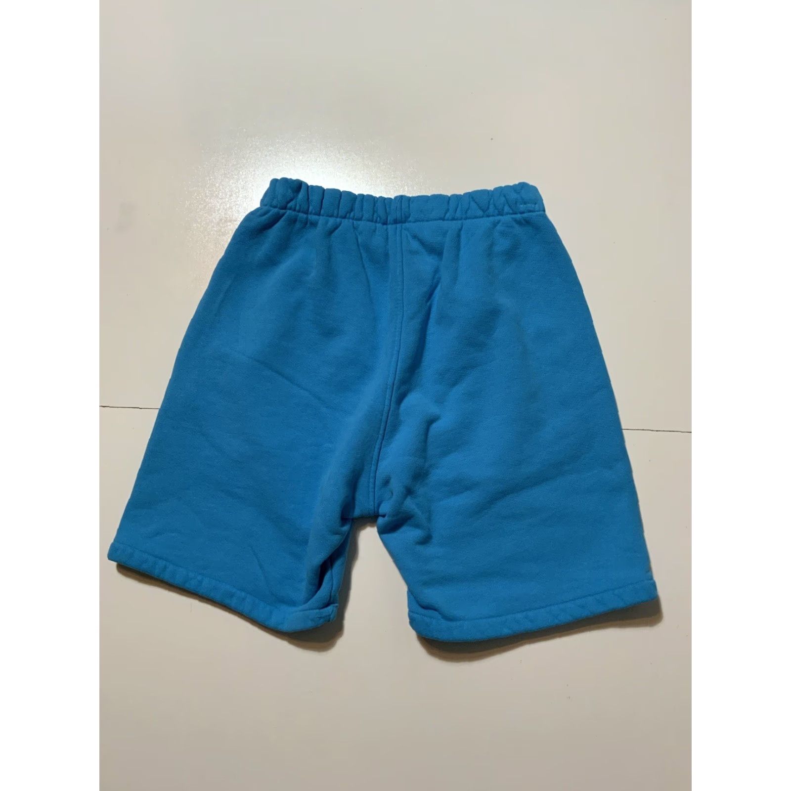 Madhappy Madhappy Sweat Shorts Blue Fleece Blank 7” Inseam Heavyweight Essential Sz S Mens Activewear Drawstring Size US 29 - 3 Thumbnail