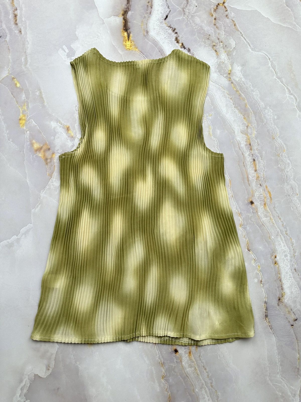 Japanese Brand Vintage Pleated Tank Top Size L / US 10 / IT 46 - 6 Thumbnail