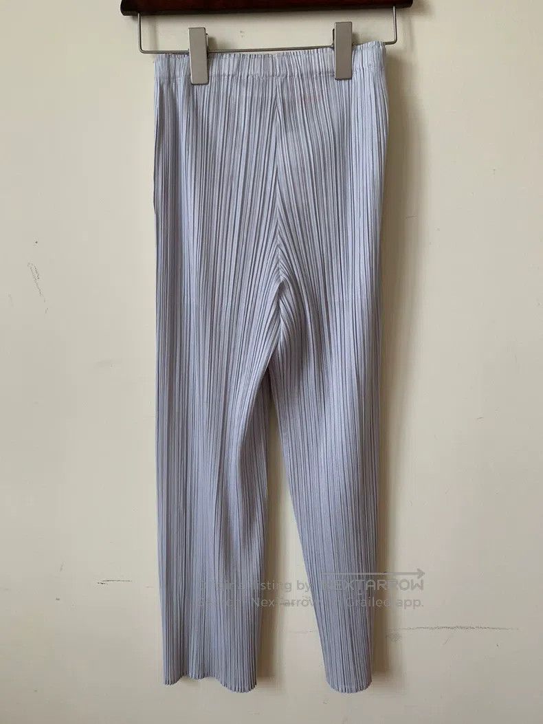 Issey Miyake Issey Miyake Blue Pants Size 26" / US 2 / IT 38 - 2 Thumbnail