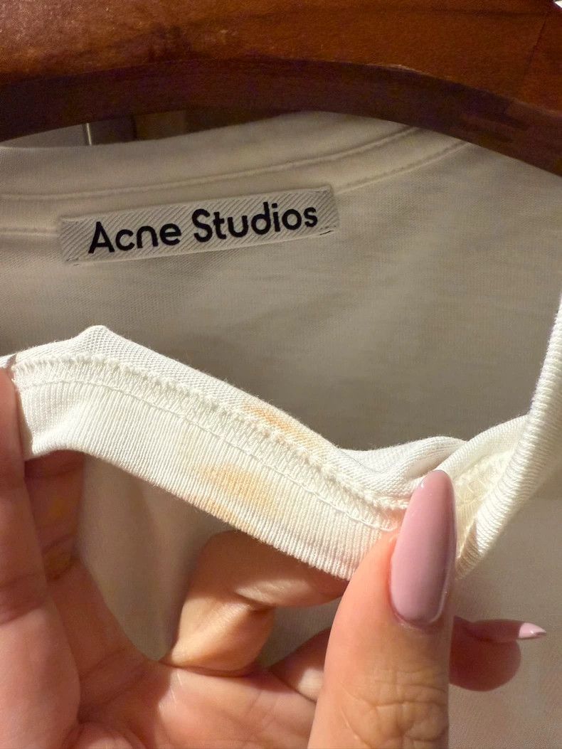 Acne Studios acne studios White short-sleeved T-shirt Size S / US 4 / IT 40 - 6 Thumbnail