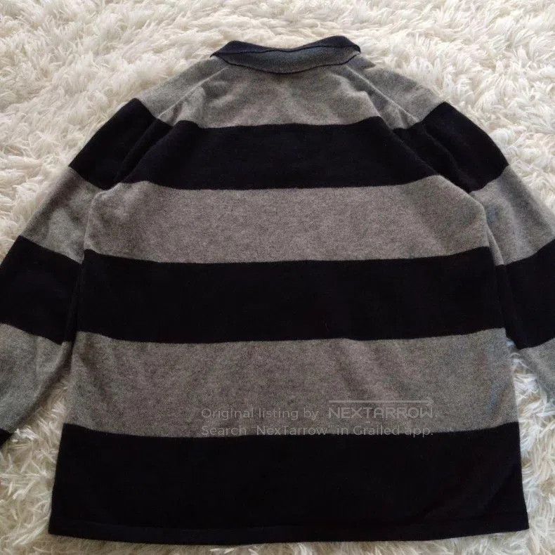 Loro Piana Loro Piana 100% cashmere striped Polo knit shirt Size US M / EU 48-50 / 2 - 8 Thumbnail