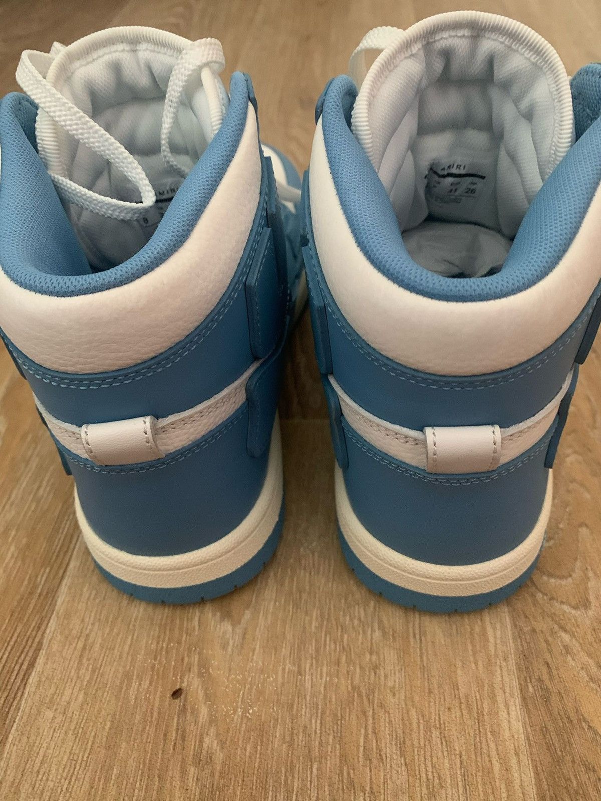 Amiri SKEL-HI white blue sneaker